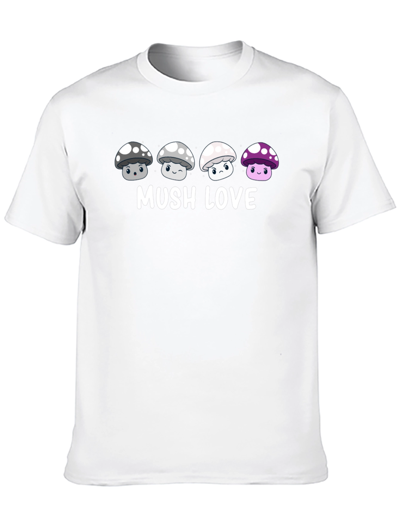 Black Mushroom Love Graphic T-Shirt view 10