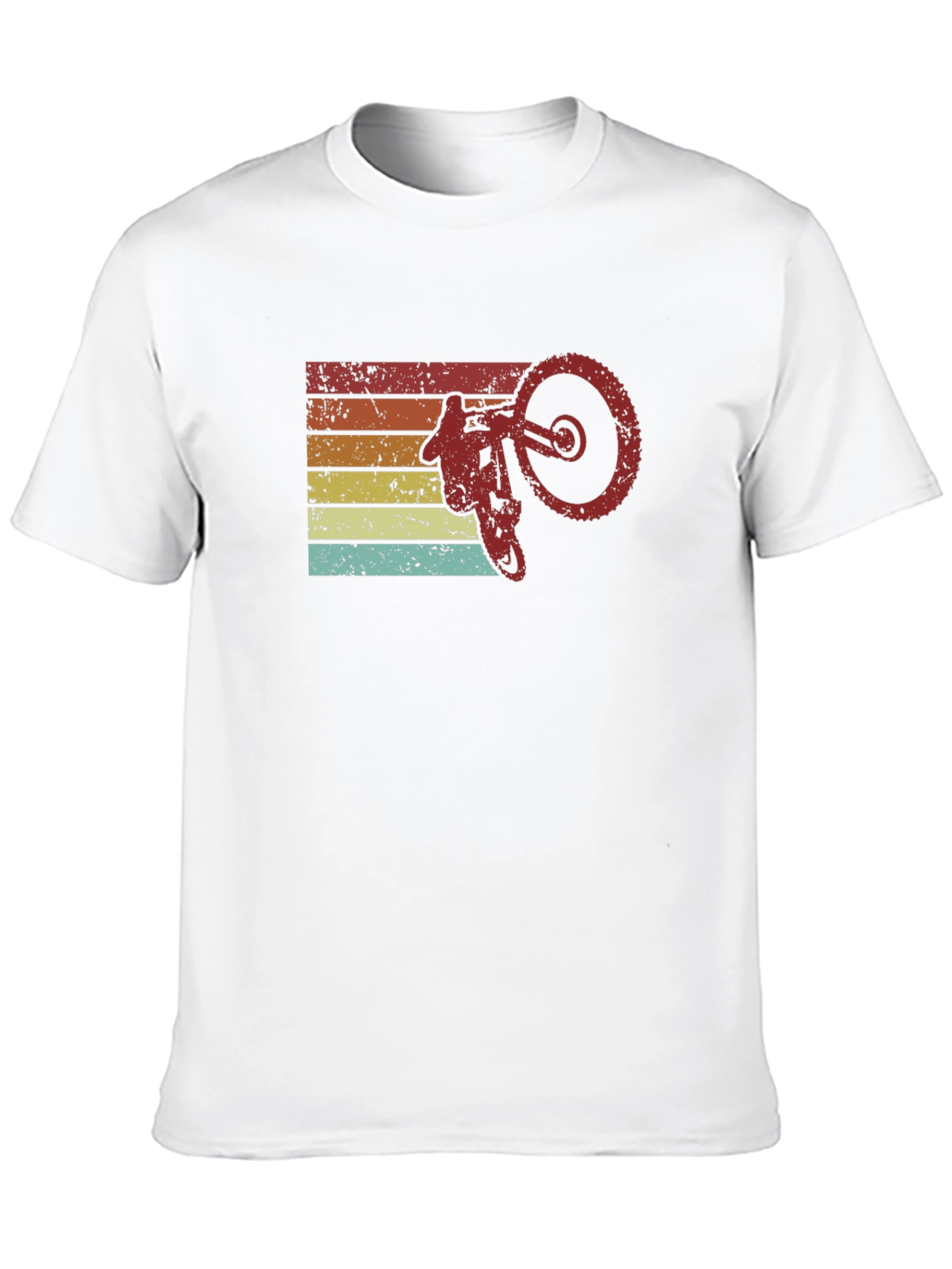 Black Retro Mountain Bike Graphic Tee view 10