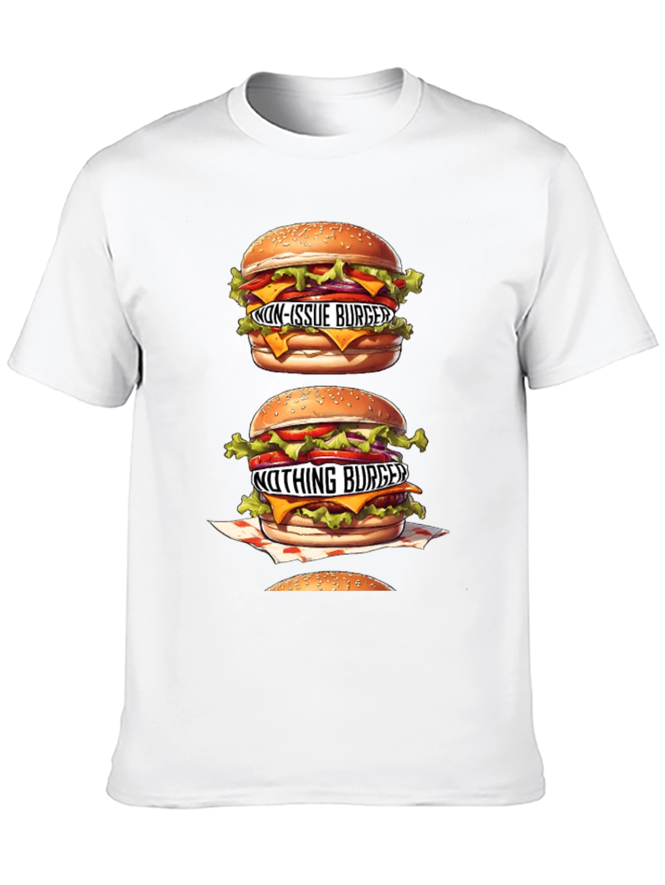 Black Burger Graphic Tee - "Non-Issue" & "Nothing" Burgers view 10