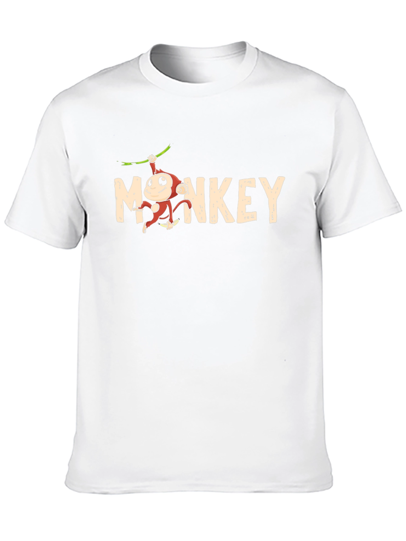 Black Monkey Graphic Black T-Shirt - Fun, Casual Wear view 10