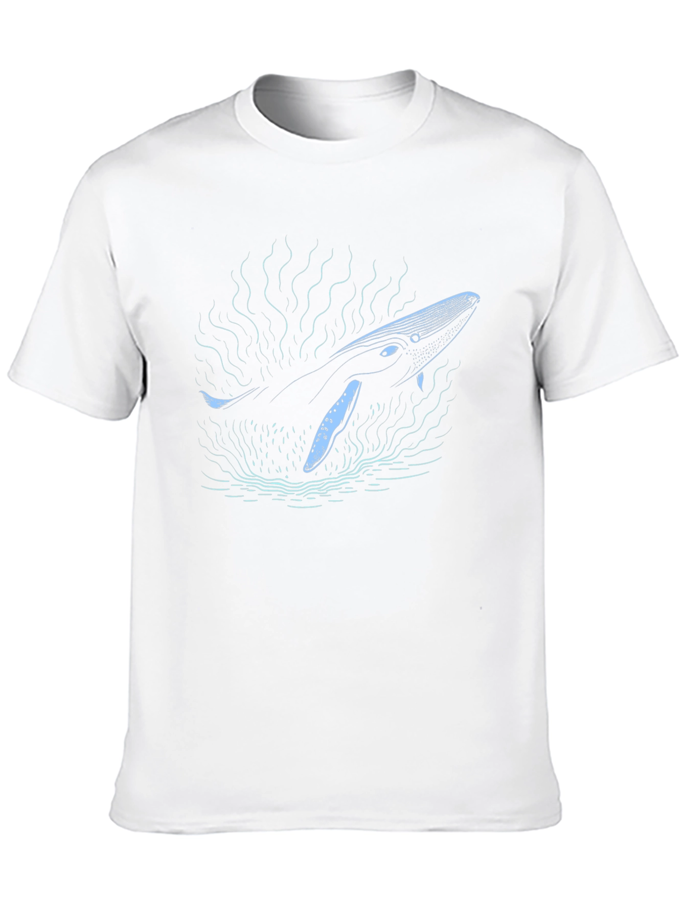Black Whale Graphic Black Tee view 10