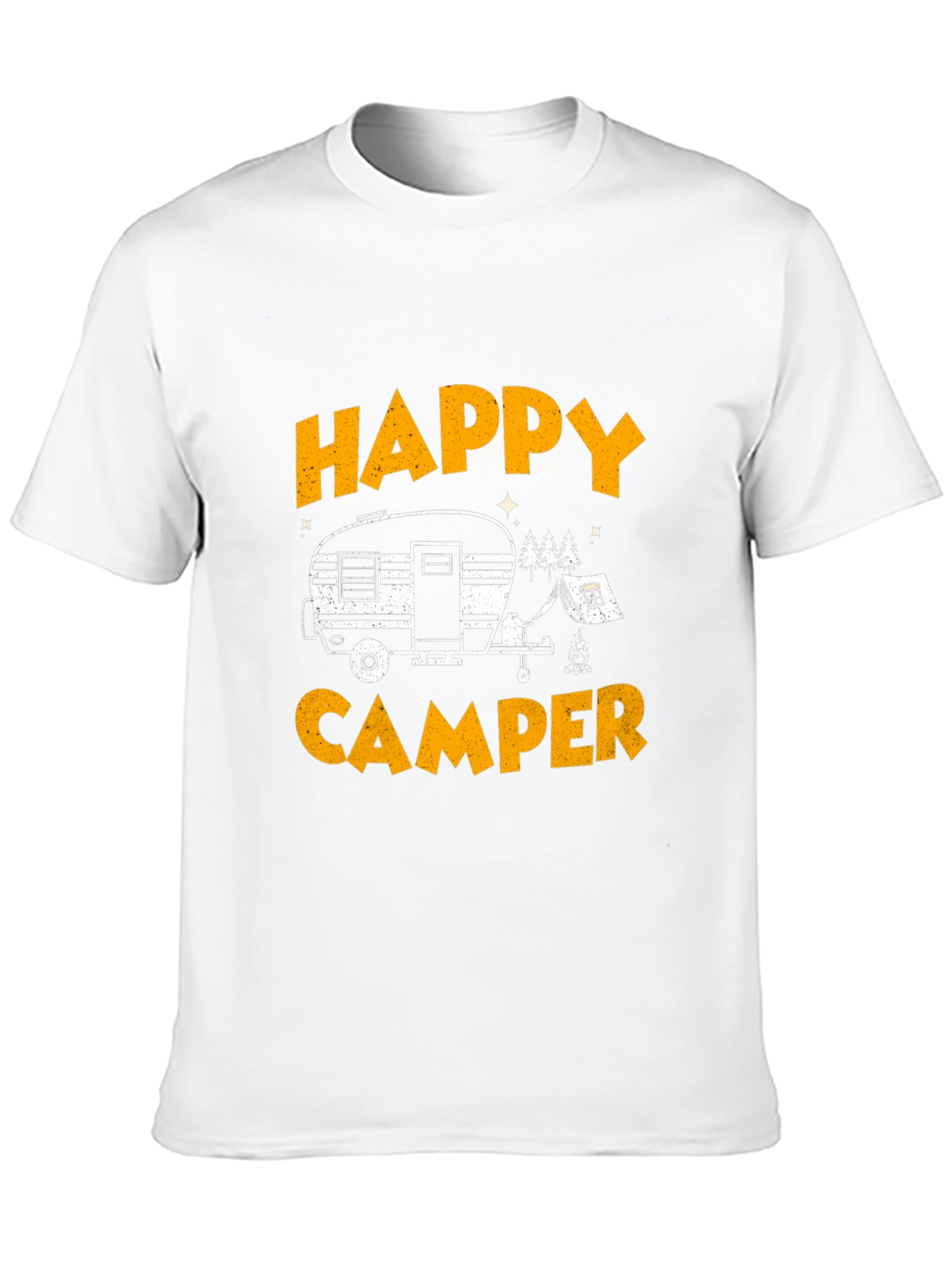 Black Happy Camper Graphic Tee - Adventure Awaits view 10