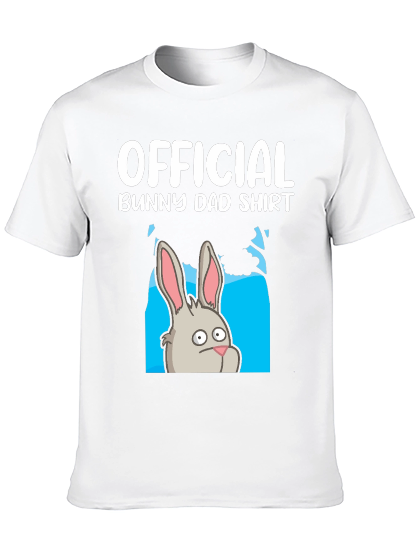 Black Official Bunny Dad Shirt - Funny Easter T-Shirt view 10