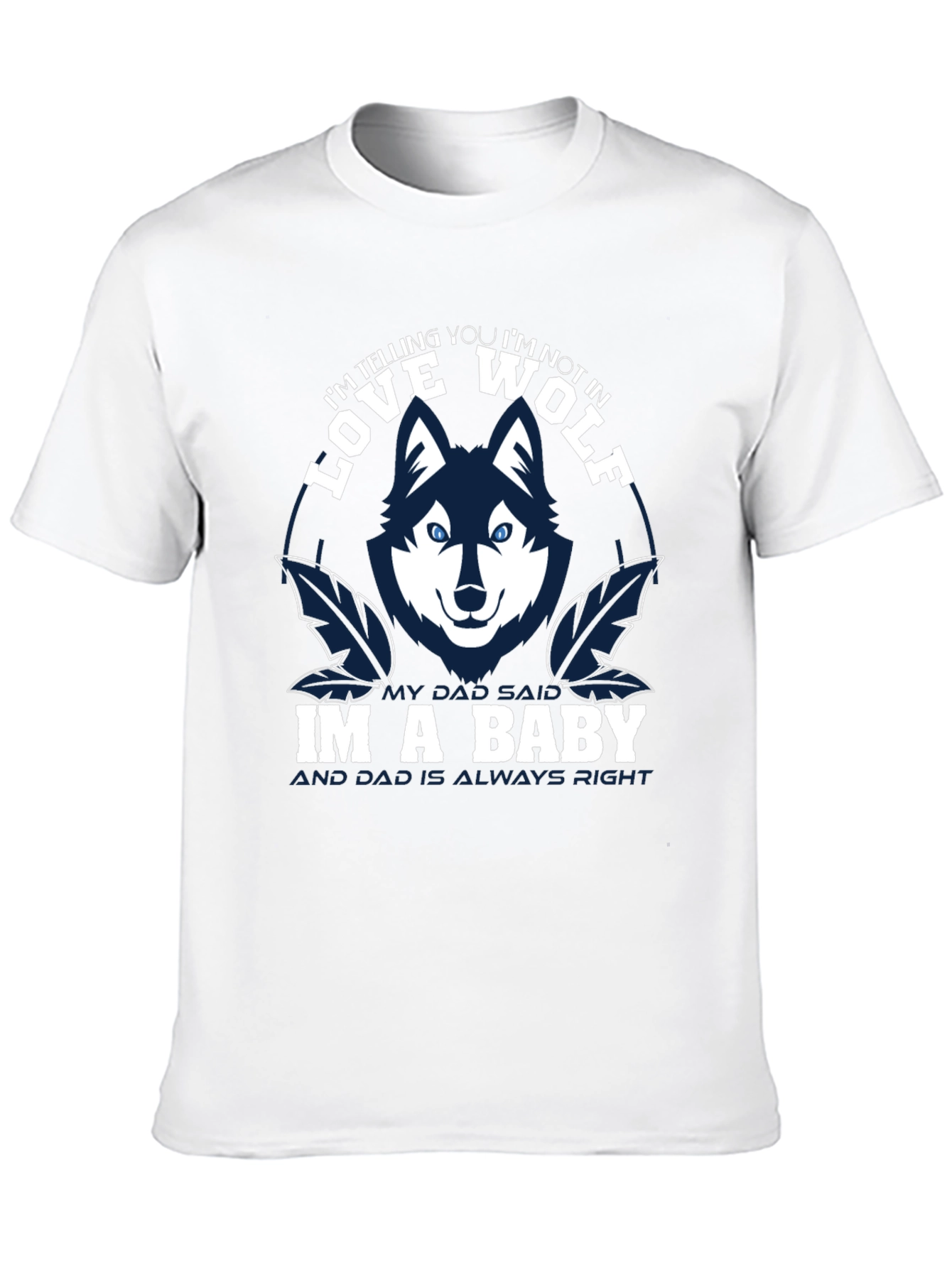 Black Love Wolf Baby T-Shirt view 10