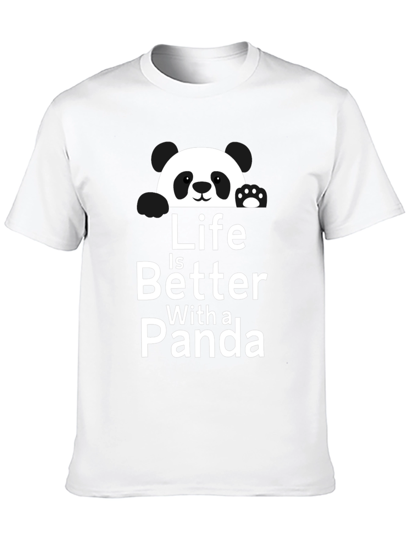 Black Life is Better with a Panda Graphic T-Shirt view 10