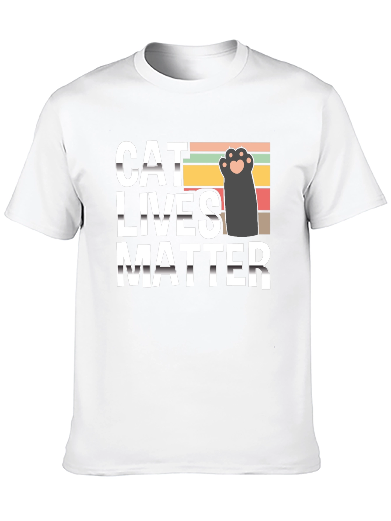 Black Cat Lives Matter T-Shirt, Novelty Tee view 10