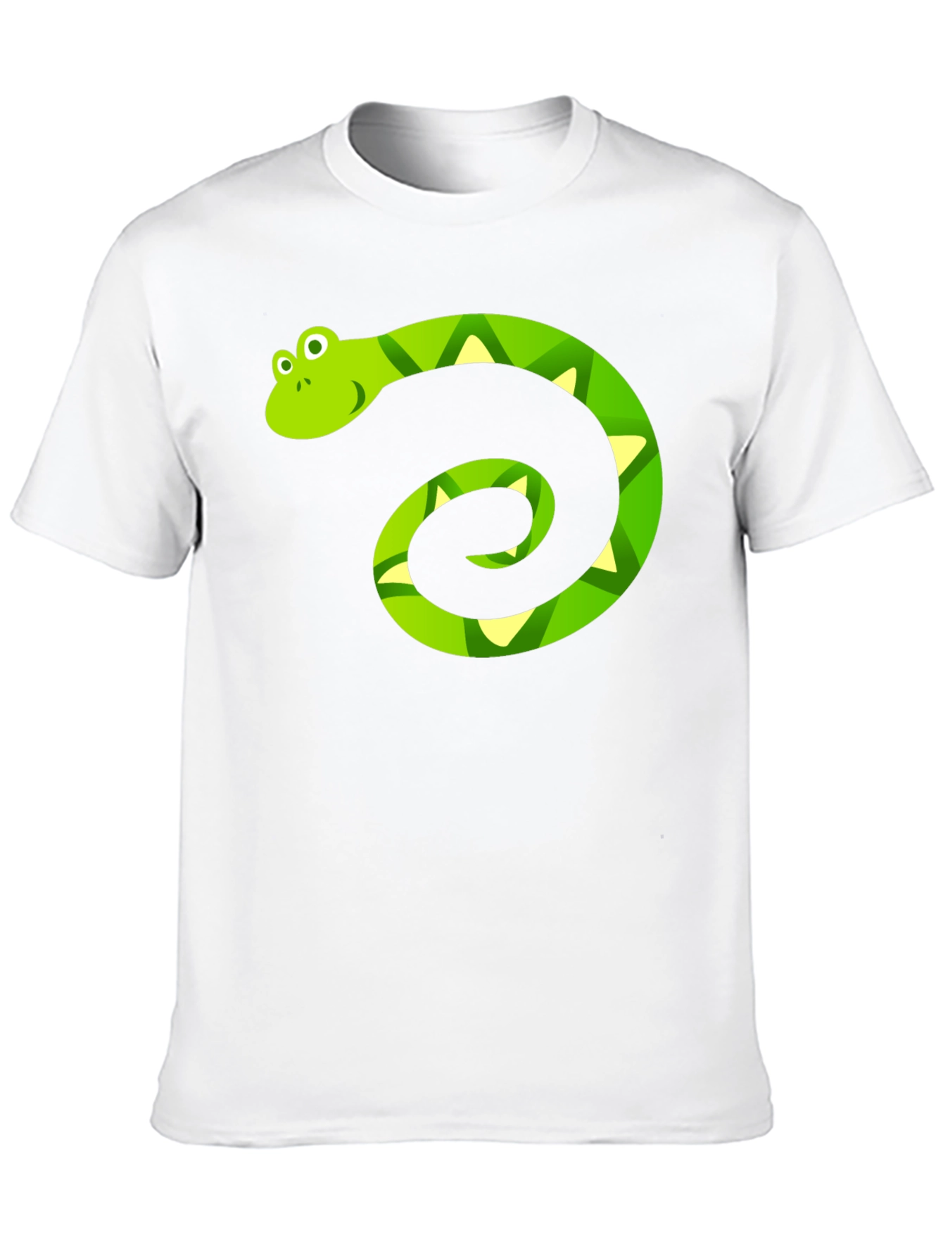 Black Snake Graphic Tee - Black Cotton T-Shirt view 10