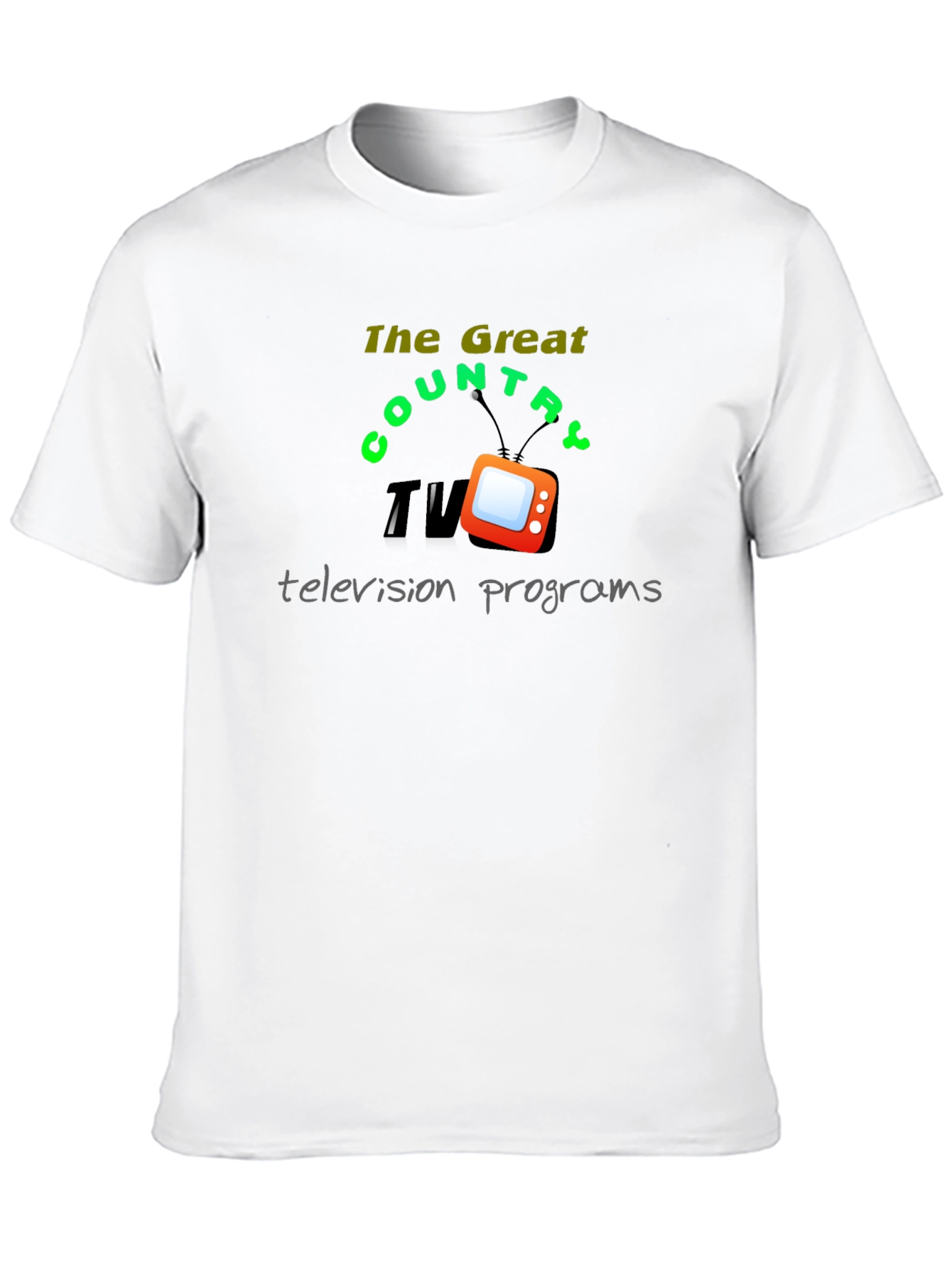 Black Great Country TV Programs Black T-Shirt view 10