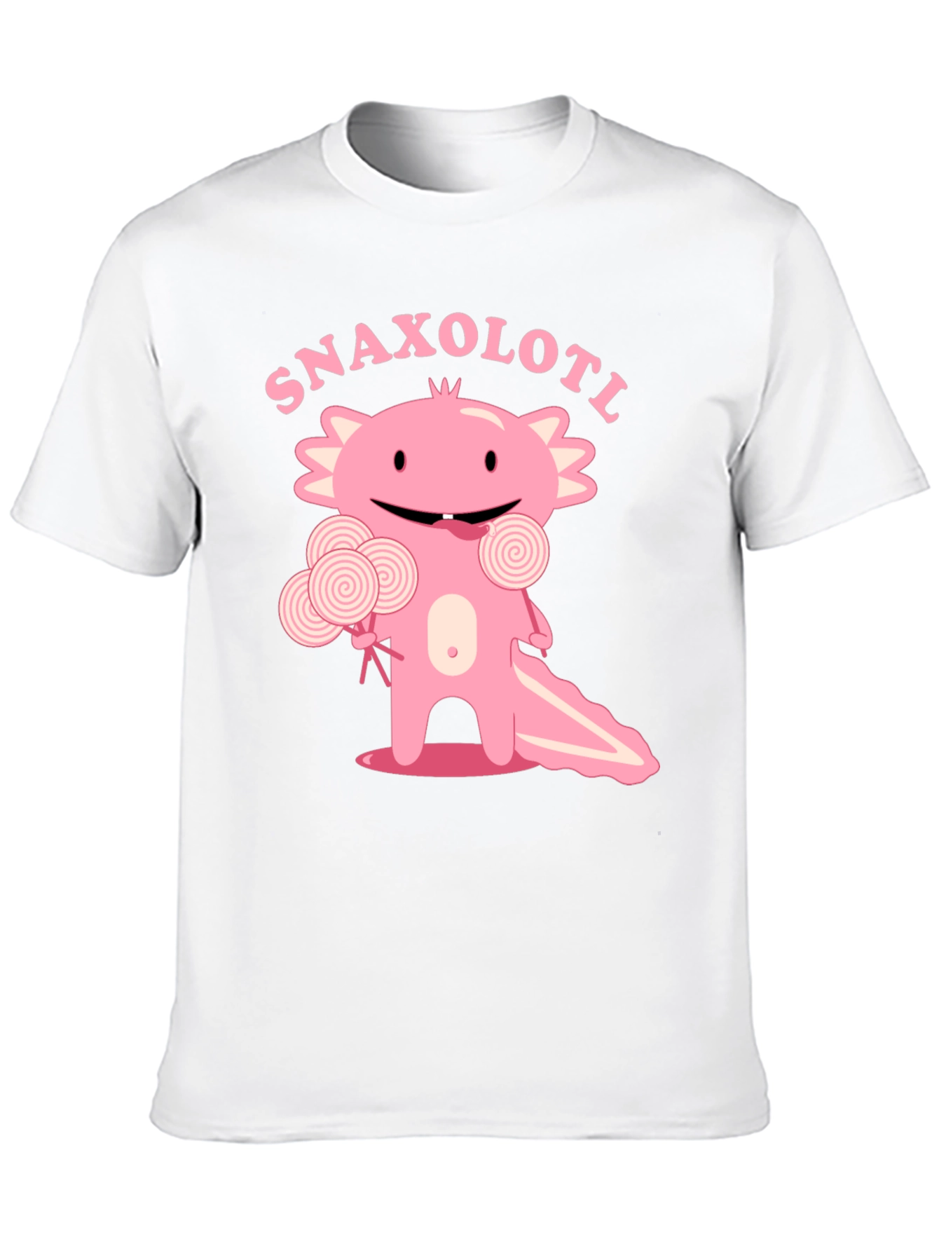 Snaxolotl T-Shirt - Cute Axolotl Candy Design - 10