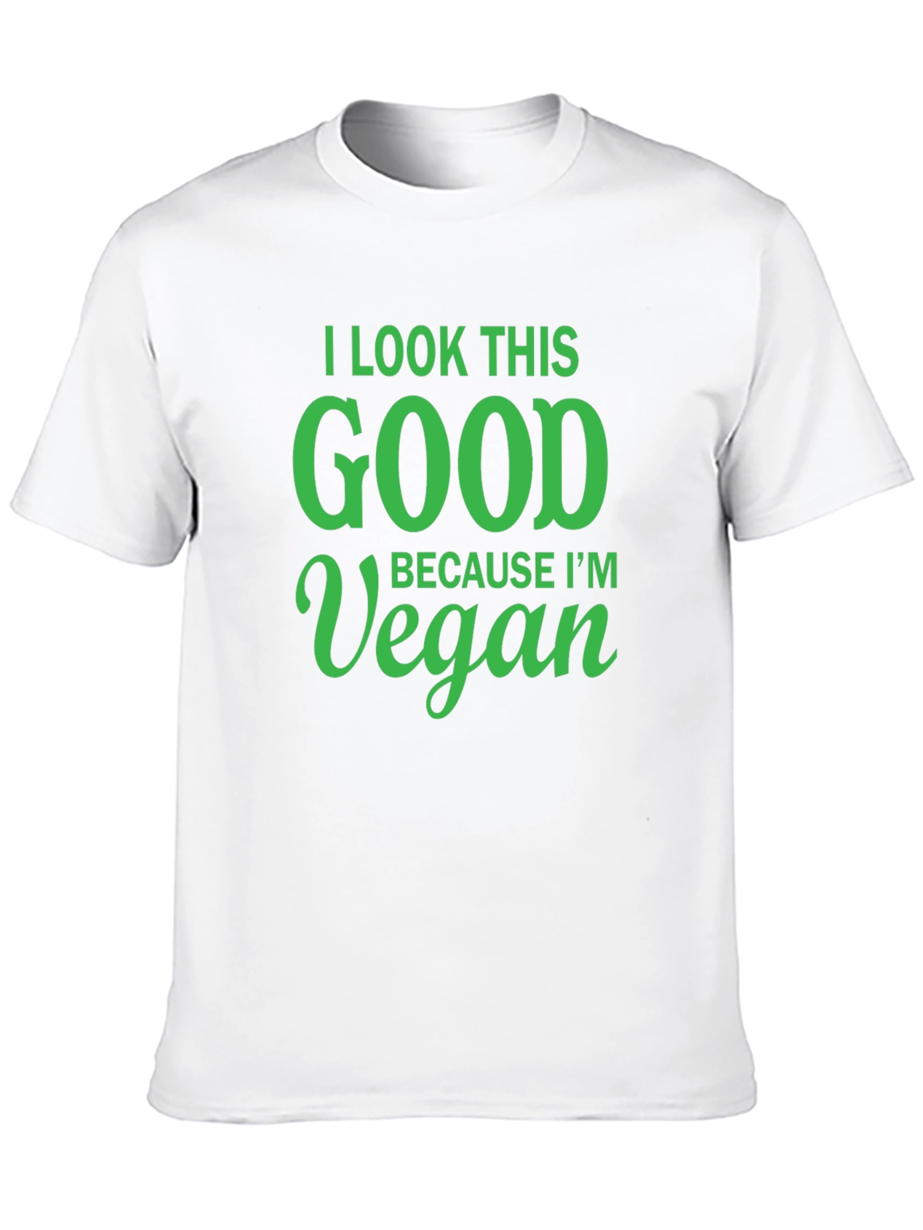 Black Vegan Lifestyle T-Shirt - I Look This Good view 10