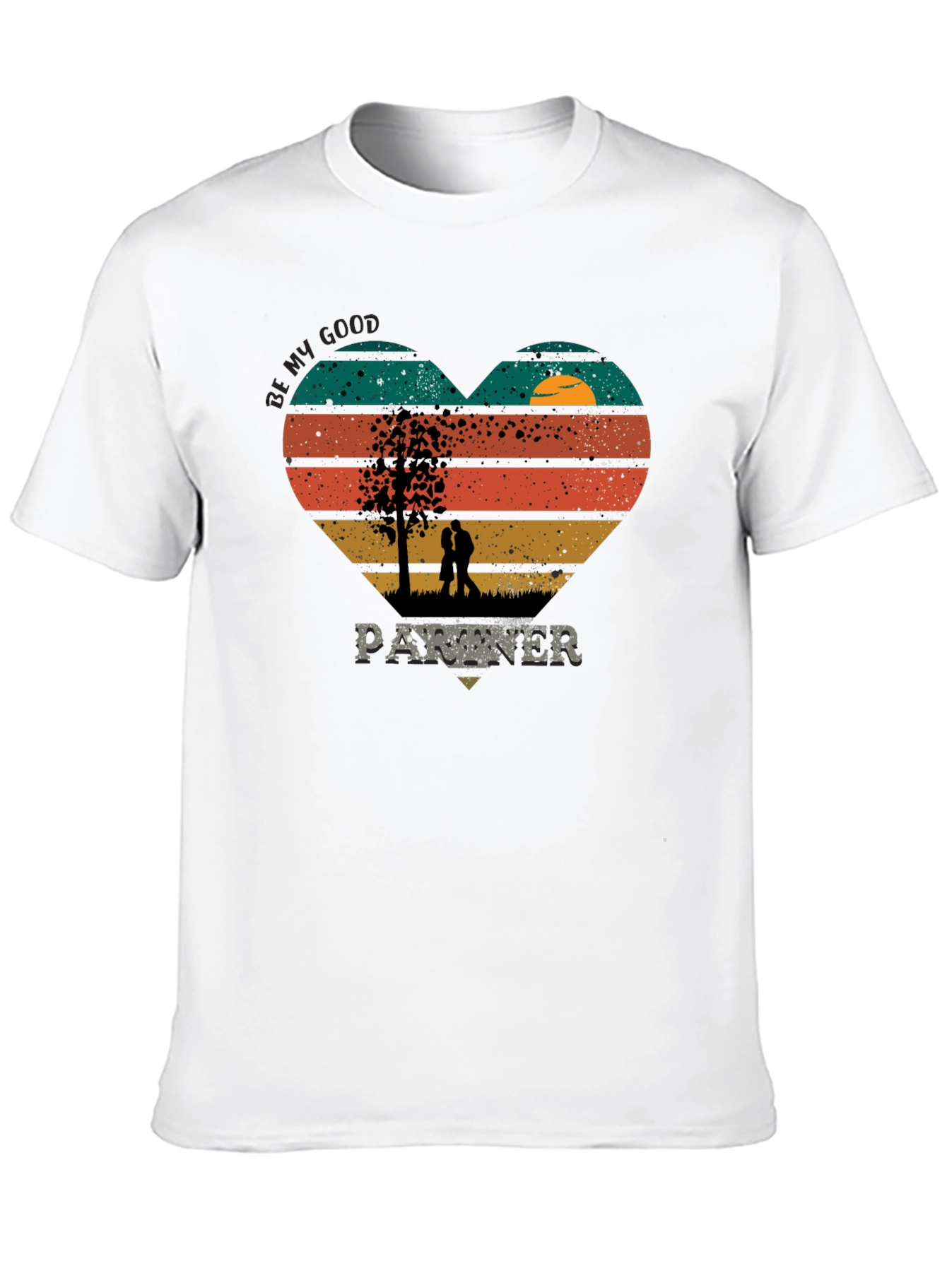 Black Be My Good Partner T-Shirt view 10