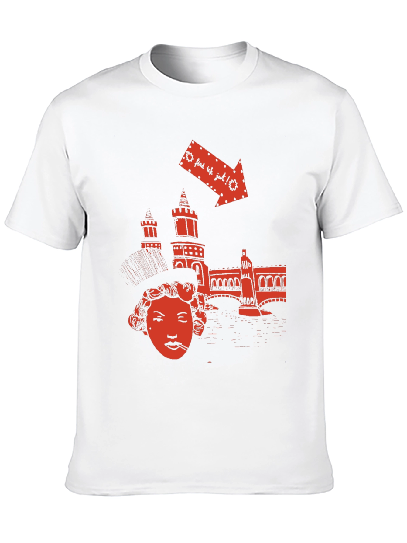 Black Berlin Vibe Graphic Tee - Unique Design view 10