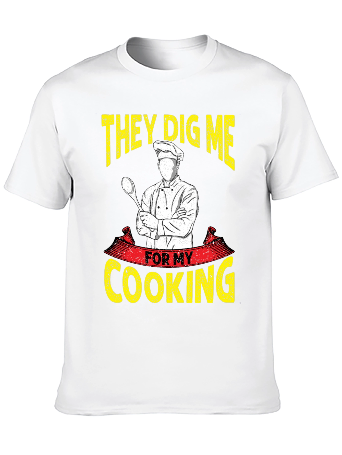 Black Chef Cooking T-Shirt - They Dig Me For My Cooking view 10