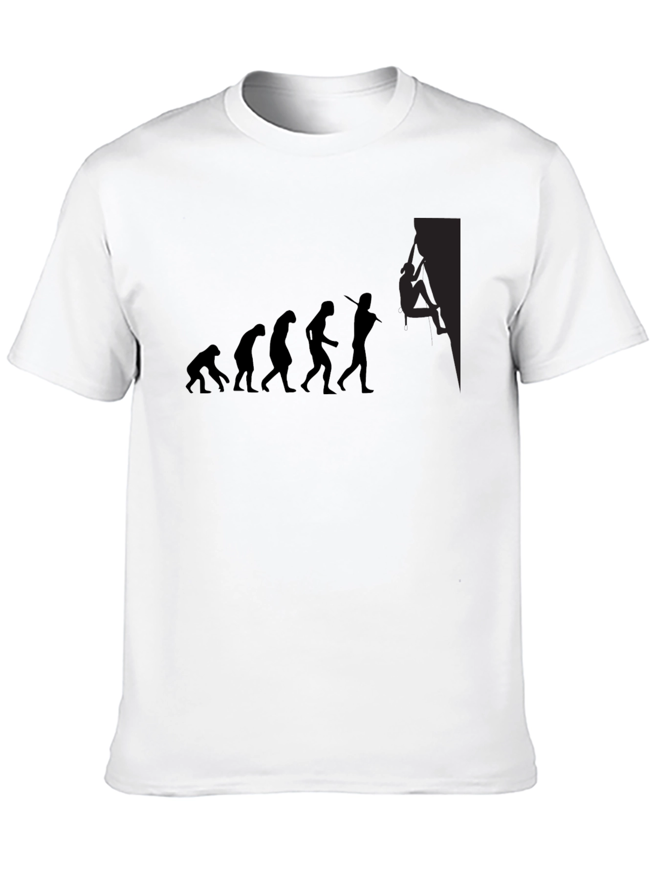 Black Evolution to Climber Men's T-Shirt view 10