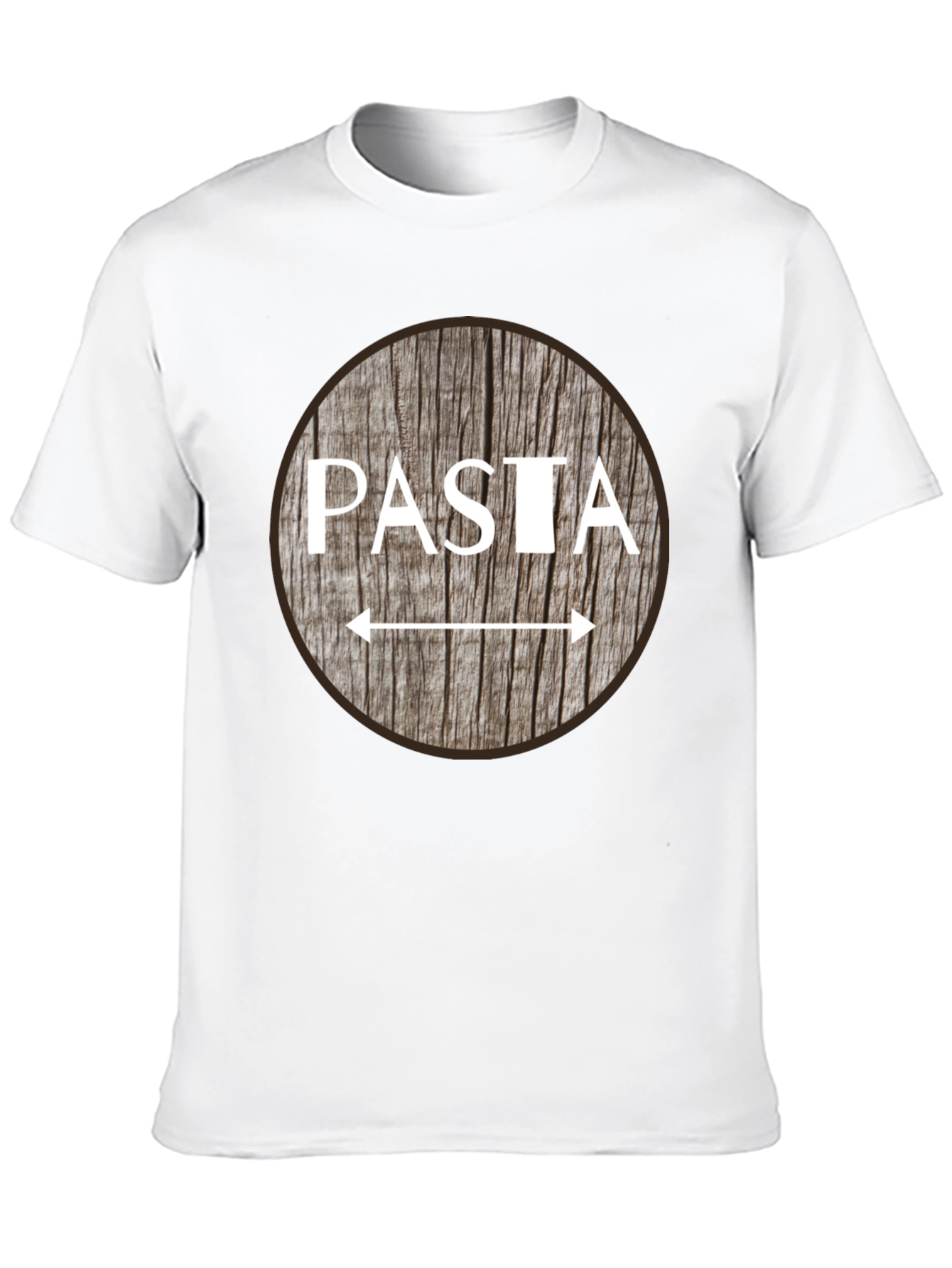 Black Pasta Arrow T-Shirt - Funny Foodie Tee view 10