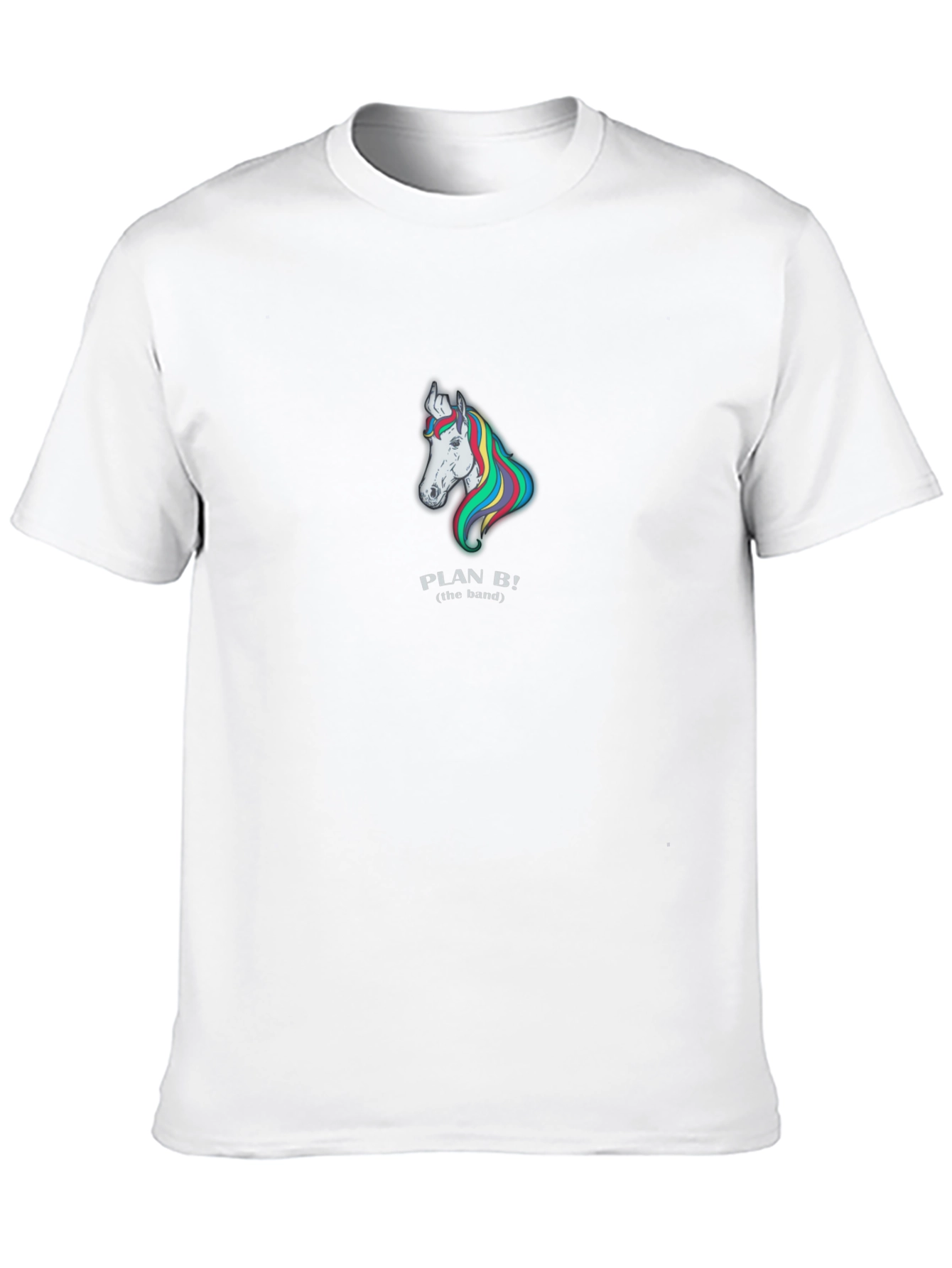 Black Plan B Unicorn Graphic Black T-Shirt view 10