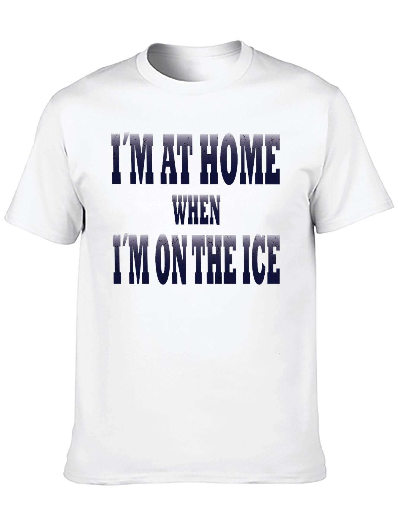 Black I'm At Home On The Ice Graphic Tee view 10
