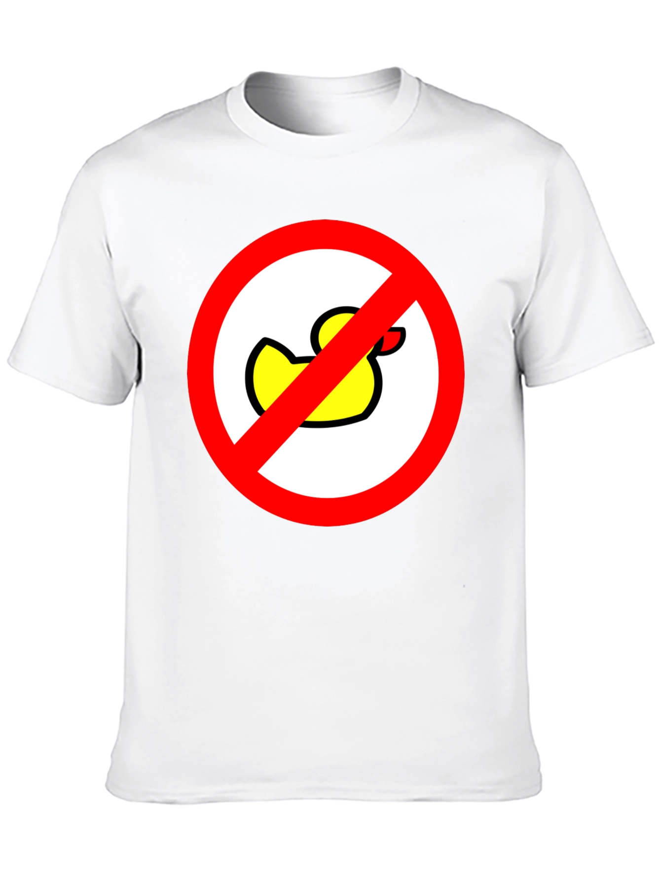 Black No Ducks Allowed T-Shirt - Novelty Graphic Tee view 10