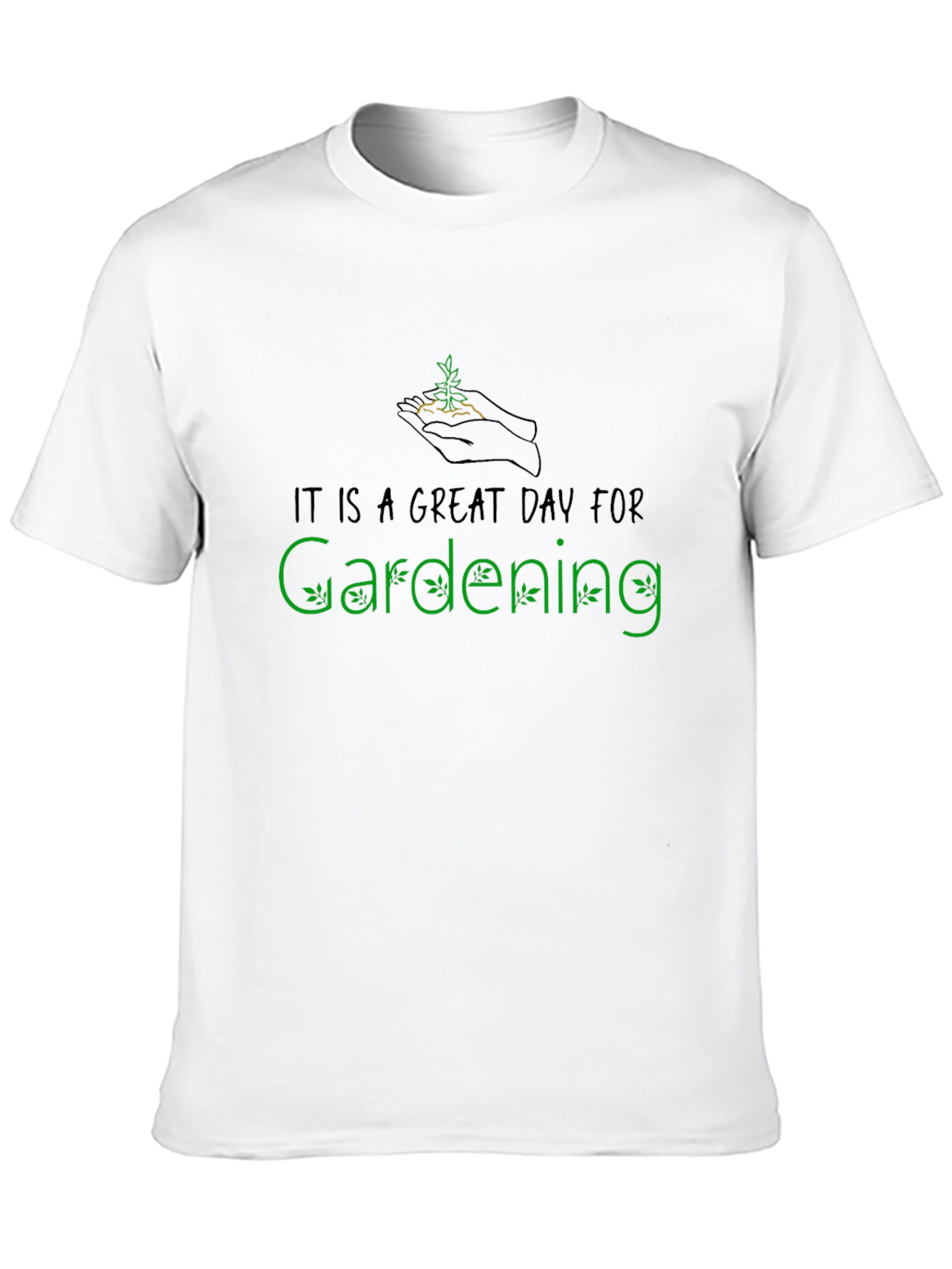 Black Gardening Day T-Shirt view 10