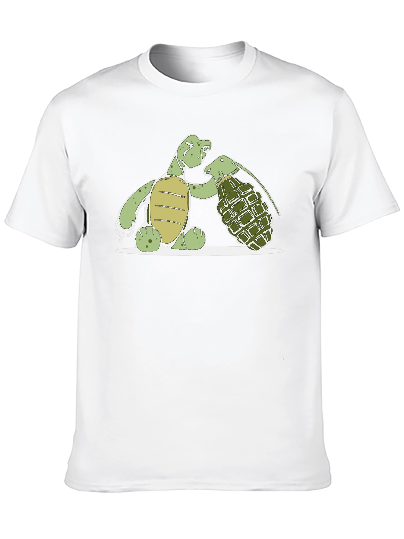 Black Turtle Grenade Graphic T-Shirt view 10