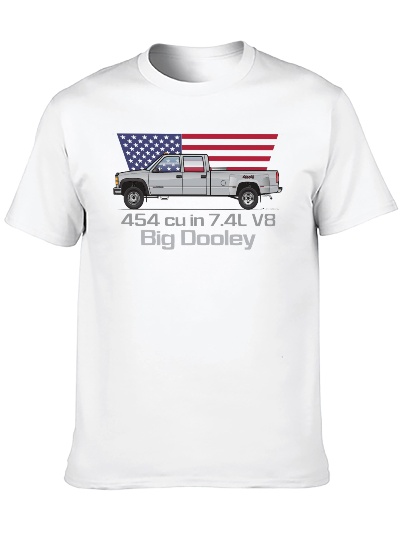 Big Dooley Truck Graphic Tee - Patriotic - 10