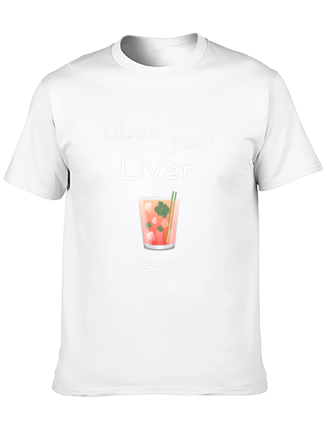 Black Clean Your Liver Detox T-Shirt - Healthy Living Tee view 10