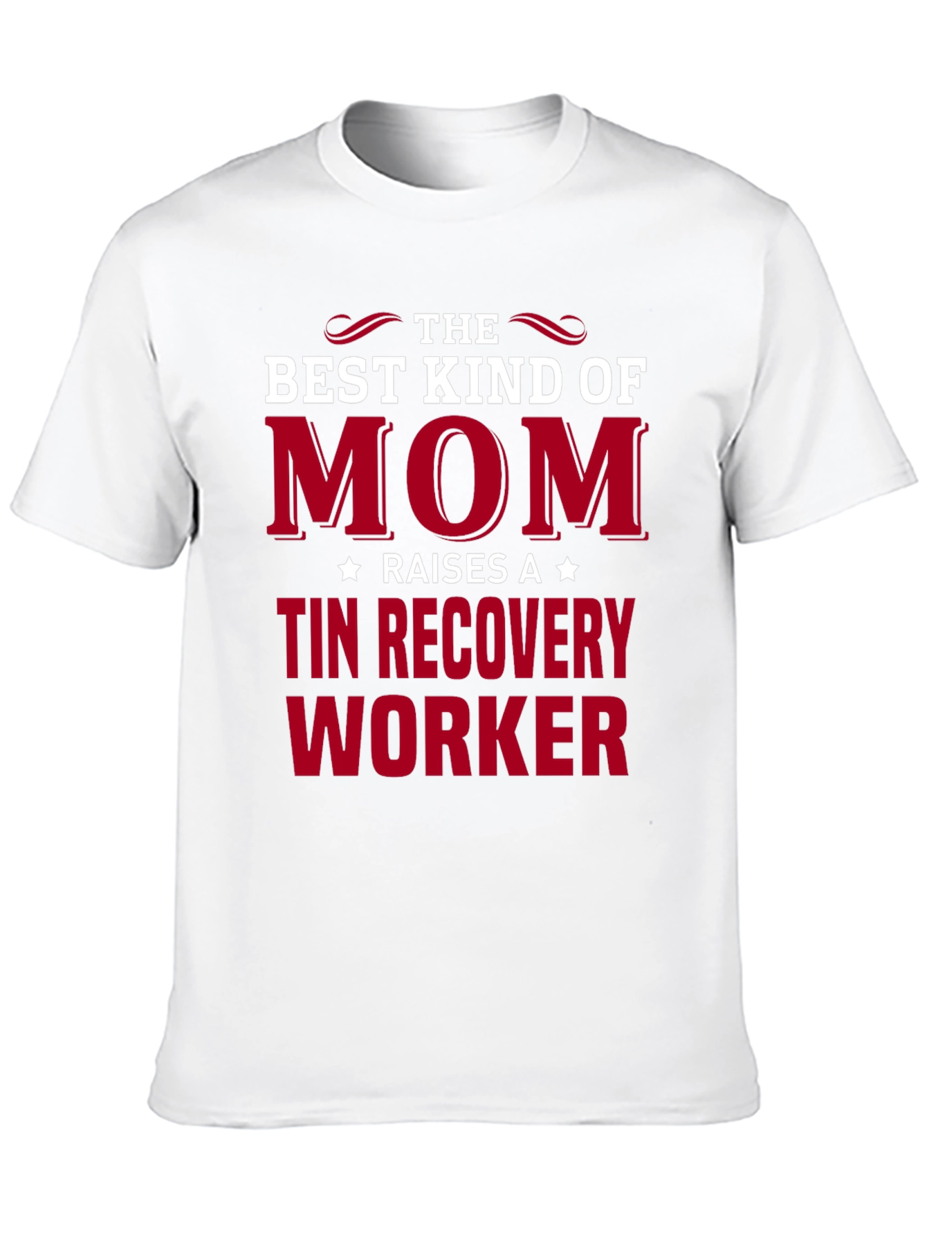 Black Best Kind of Mom T-Shirt - Recovery Worker view 10