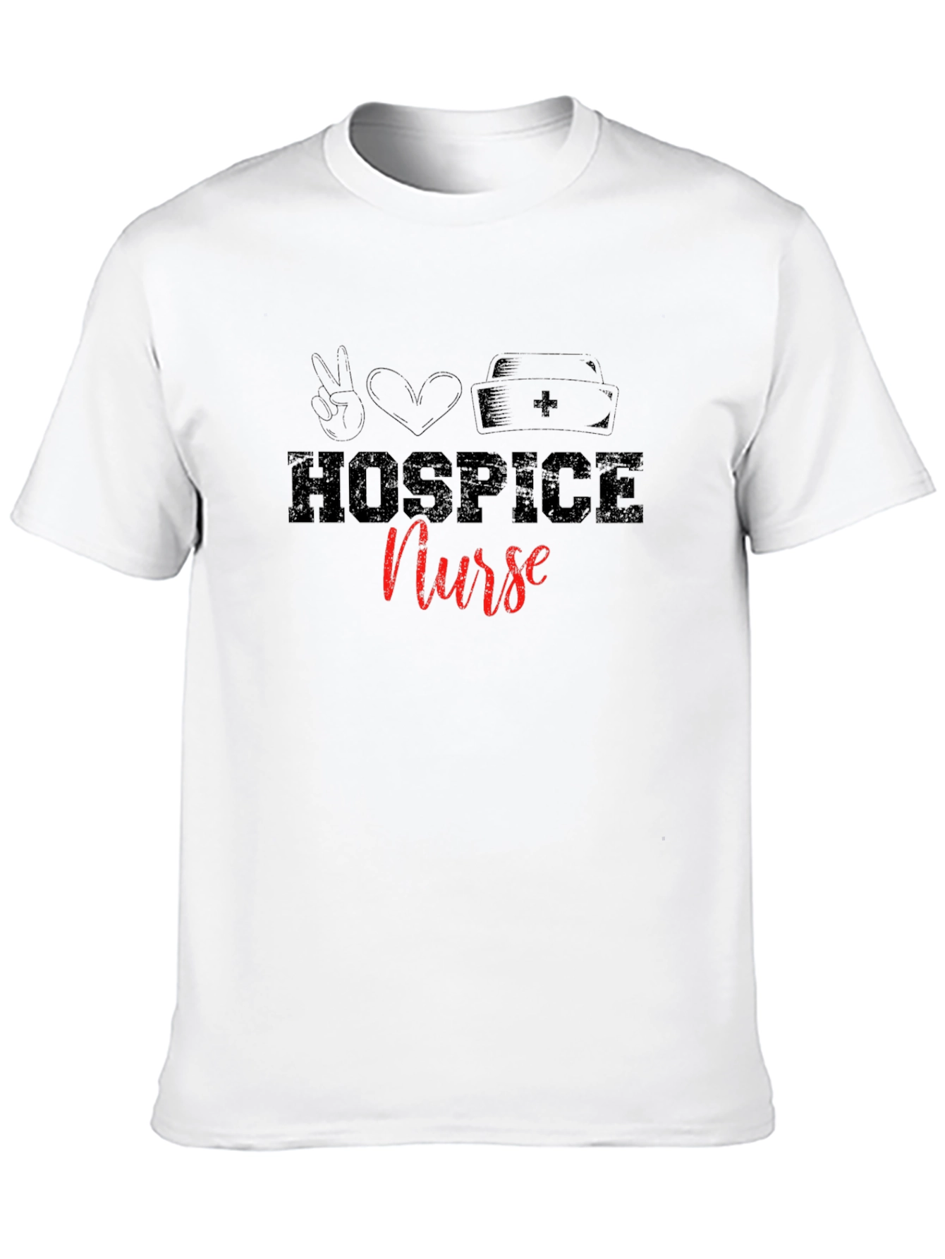 Hospice Nurse T-Shirt: Peace, Love, and Care - 10