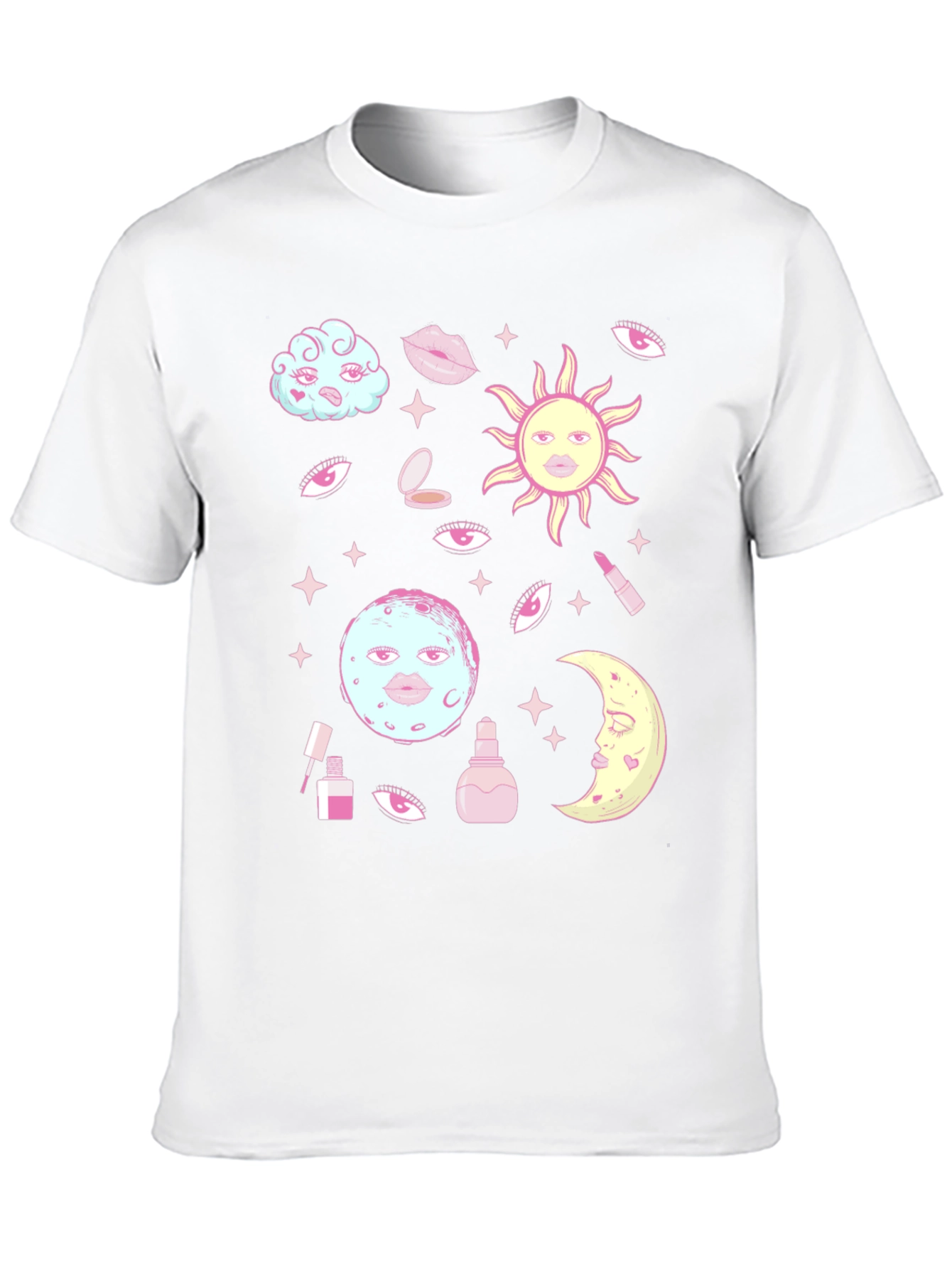 Black Celestial Dreams T-Shirt view 10