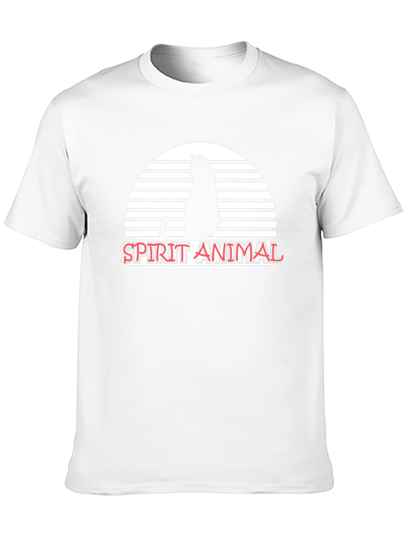 Black Spirit Animal Black Cat Sunset Graphic Tee view 10