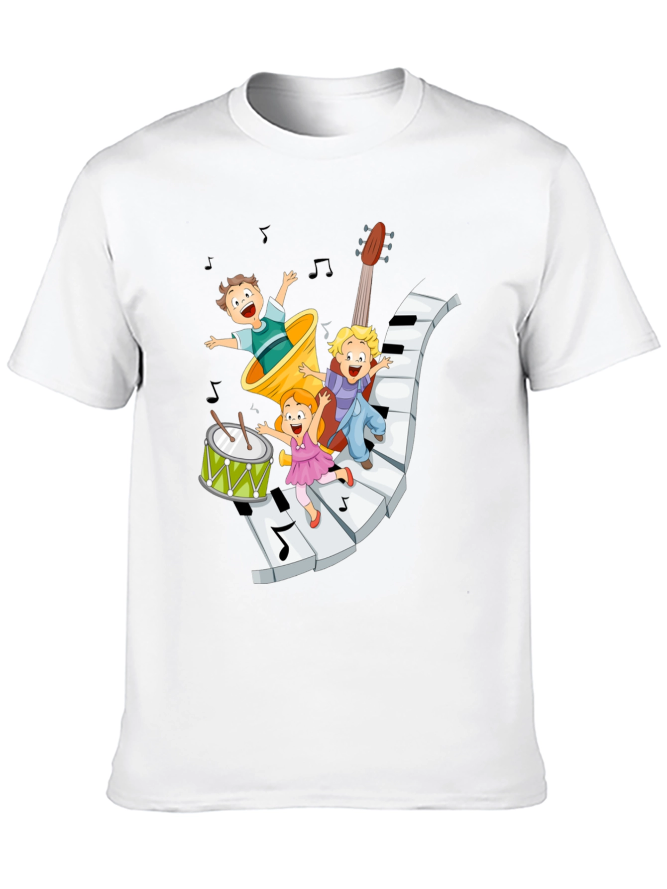 Black Musical Kids Graphic T-Shirt view 10