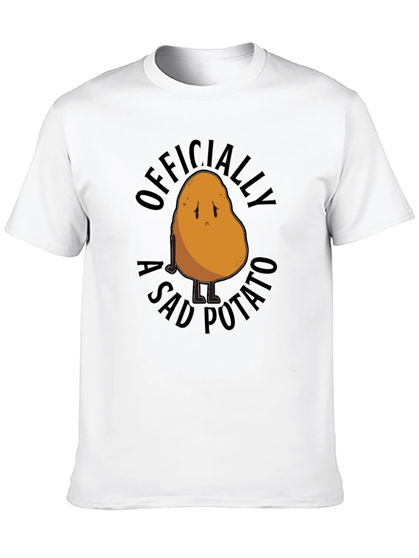 Black Officially A Sad Potato T-Shirt view 10