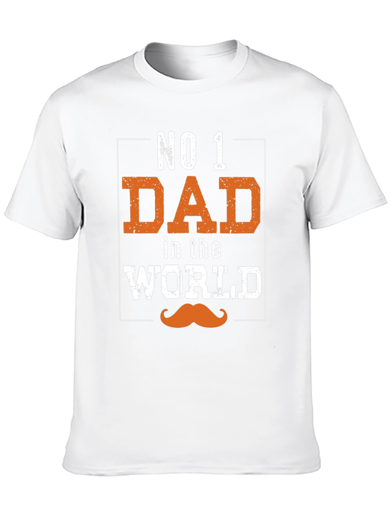 Black No. 1 Dad in the World Graphic Tee view 10