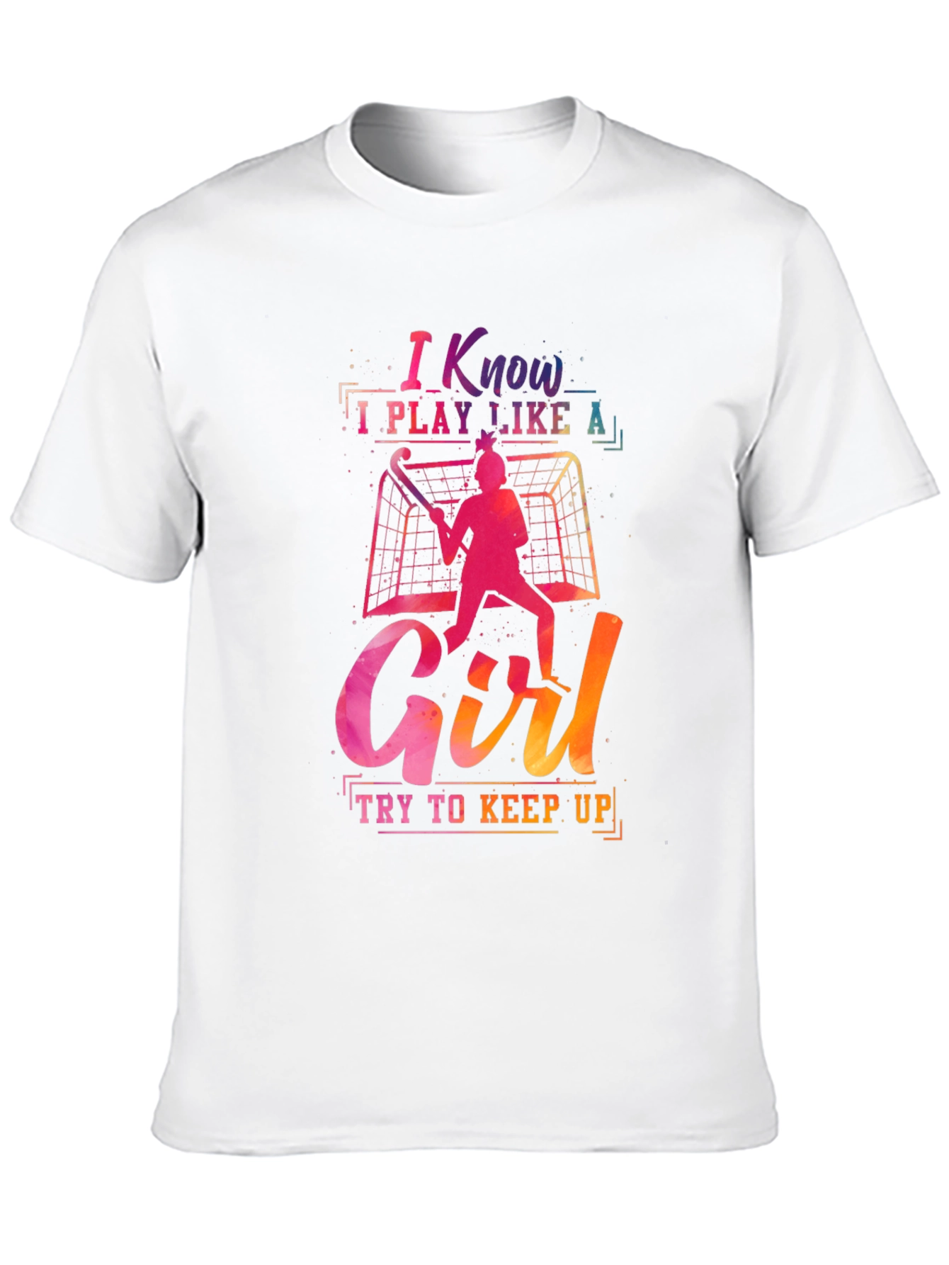 Black I Know I Play Like a Girl T-Shirt view 10