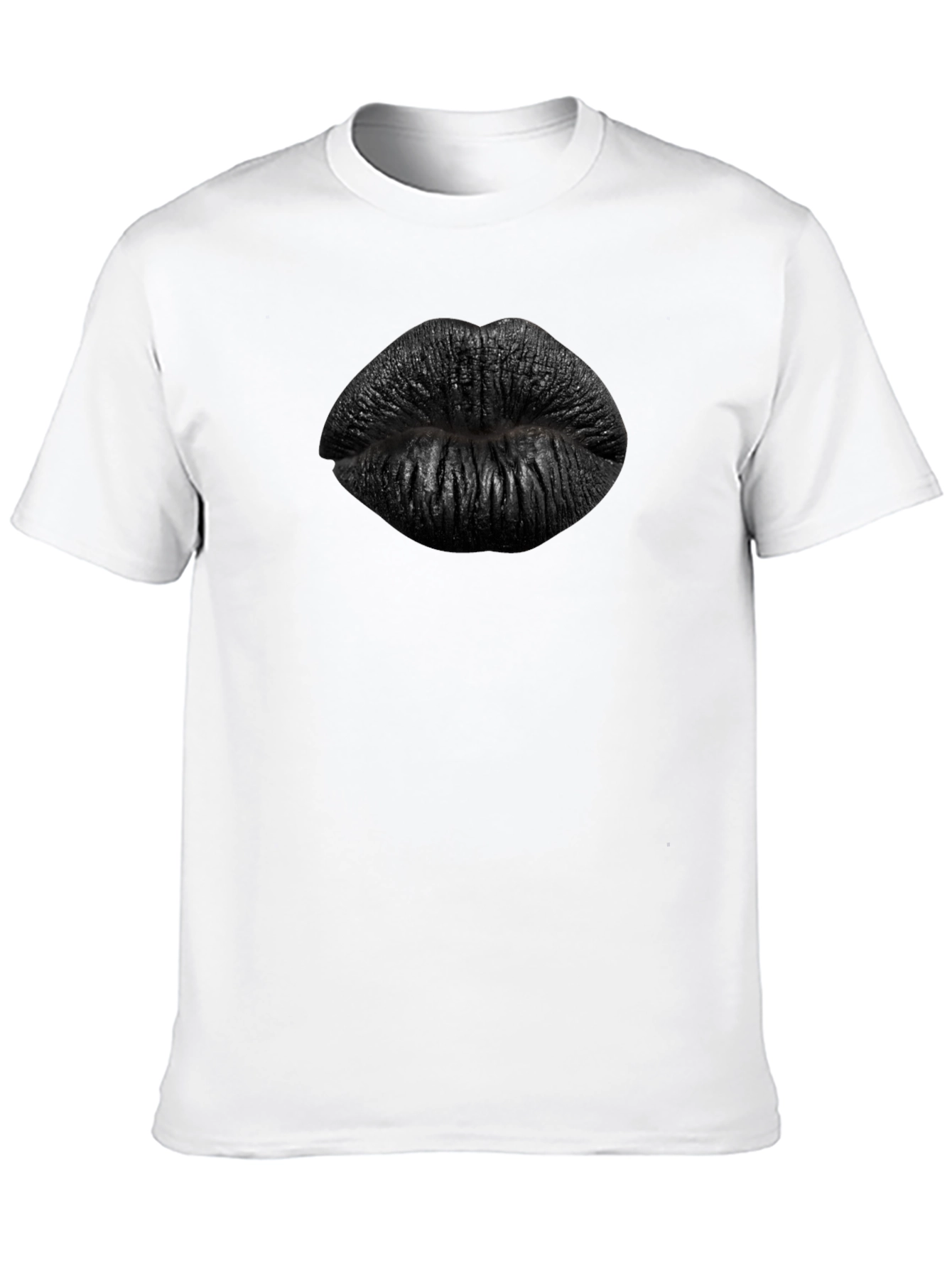 Black Black Lips Graphic Tee - Edgy Fashion Statement view 10