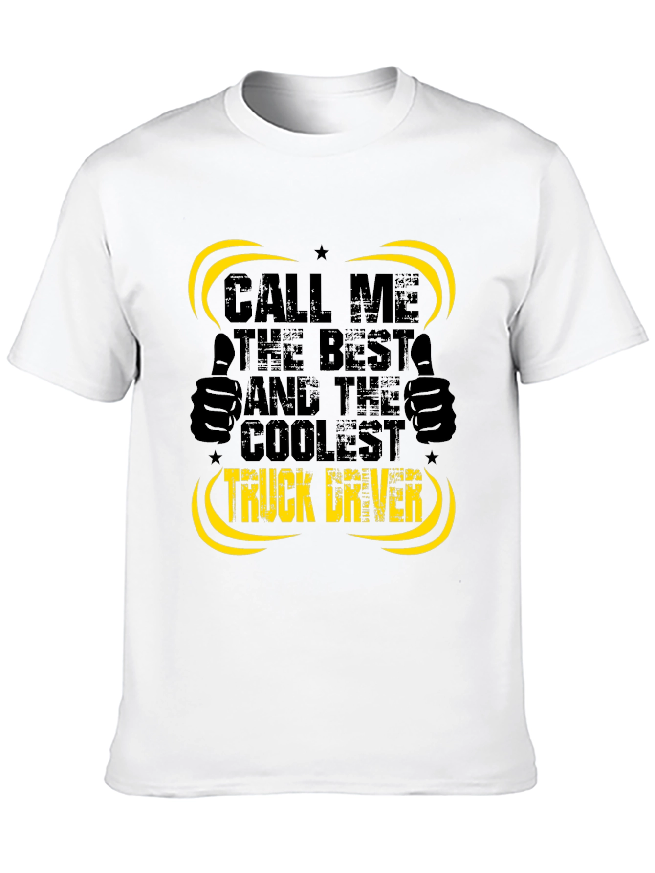 Black Coolest Truck Driver Black T-Shirt view 10