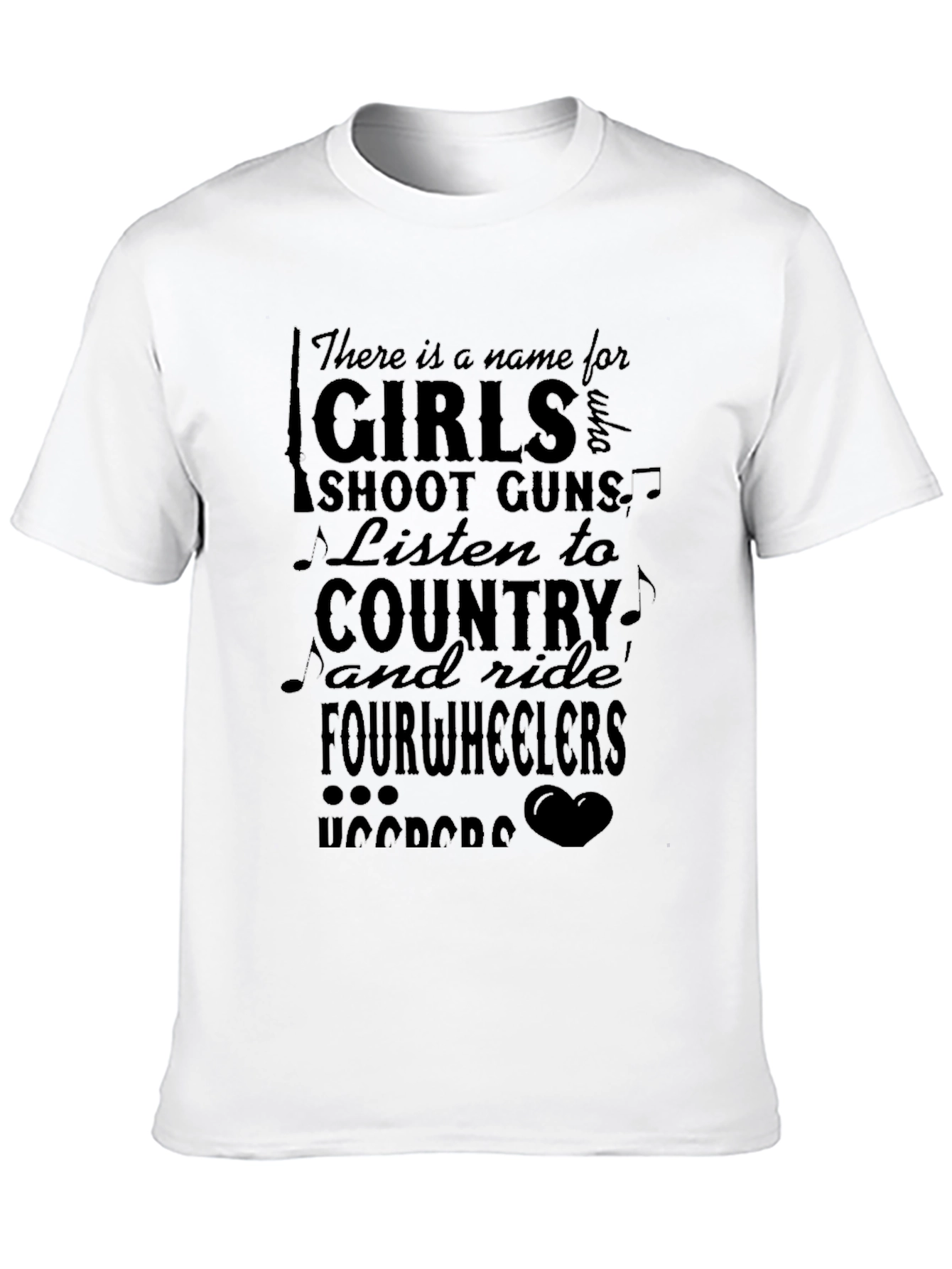 Black Girls Shoot Guns Country Fourwheelers Black T-Shirt view 10