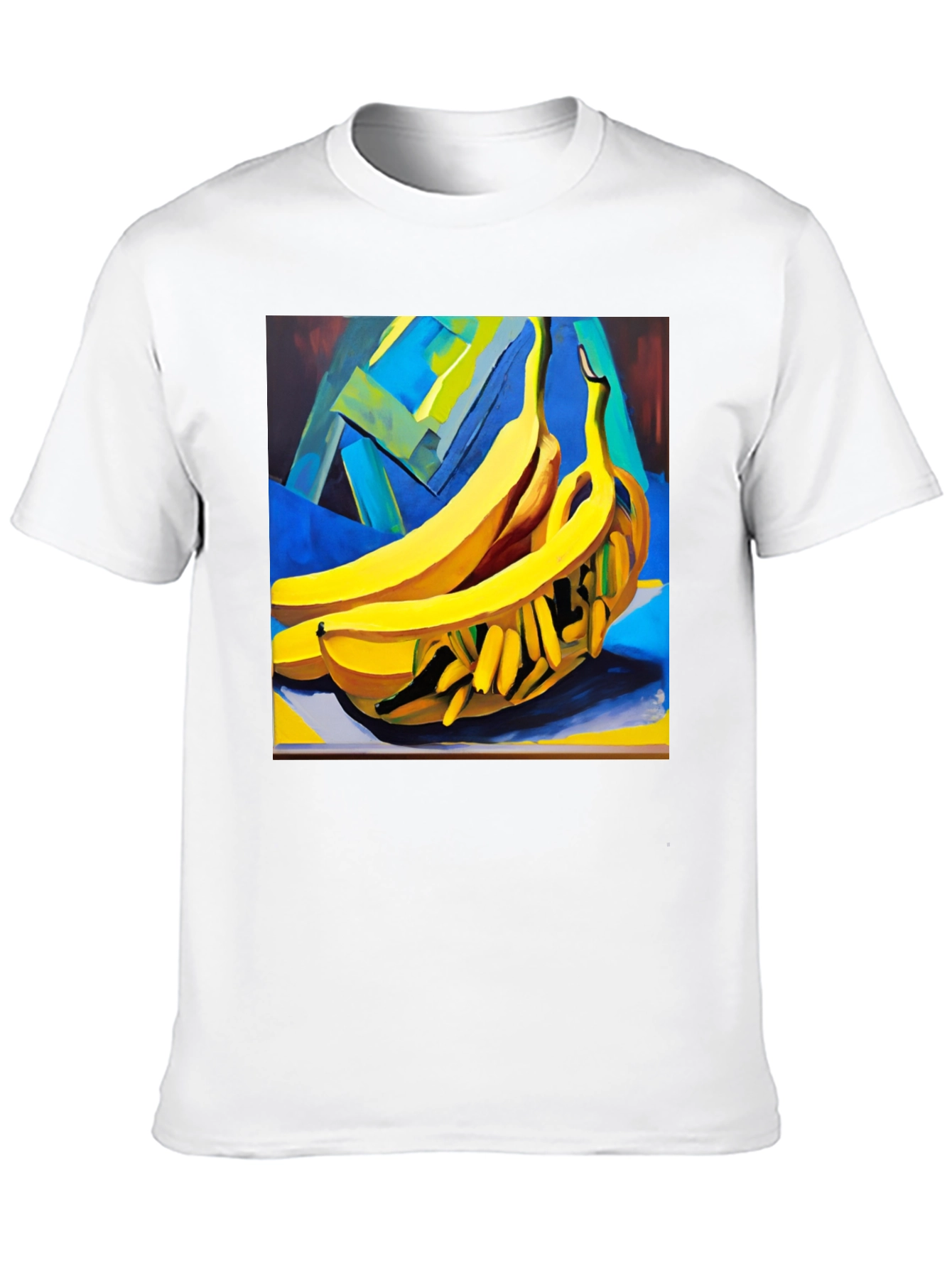 Black Abstract Banana T-Shirt view 10
