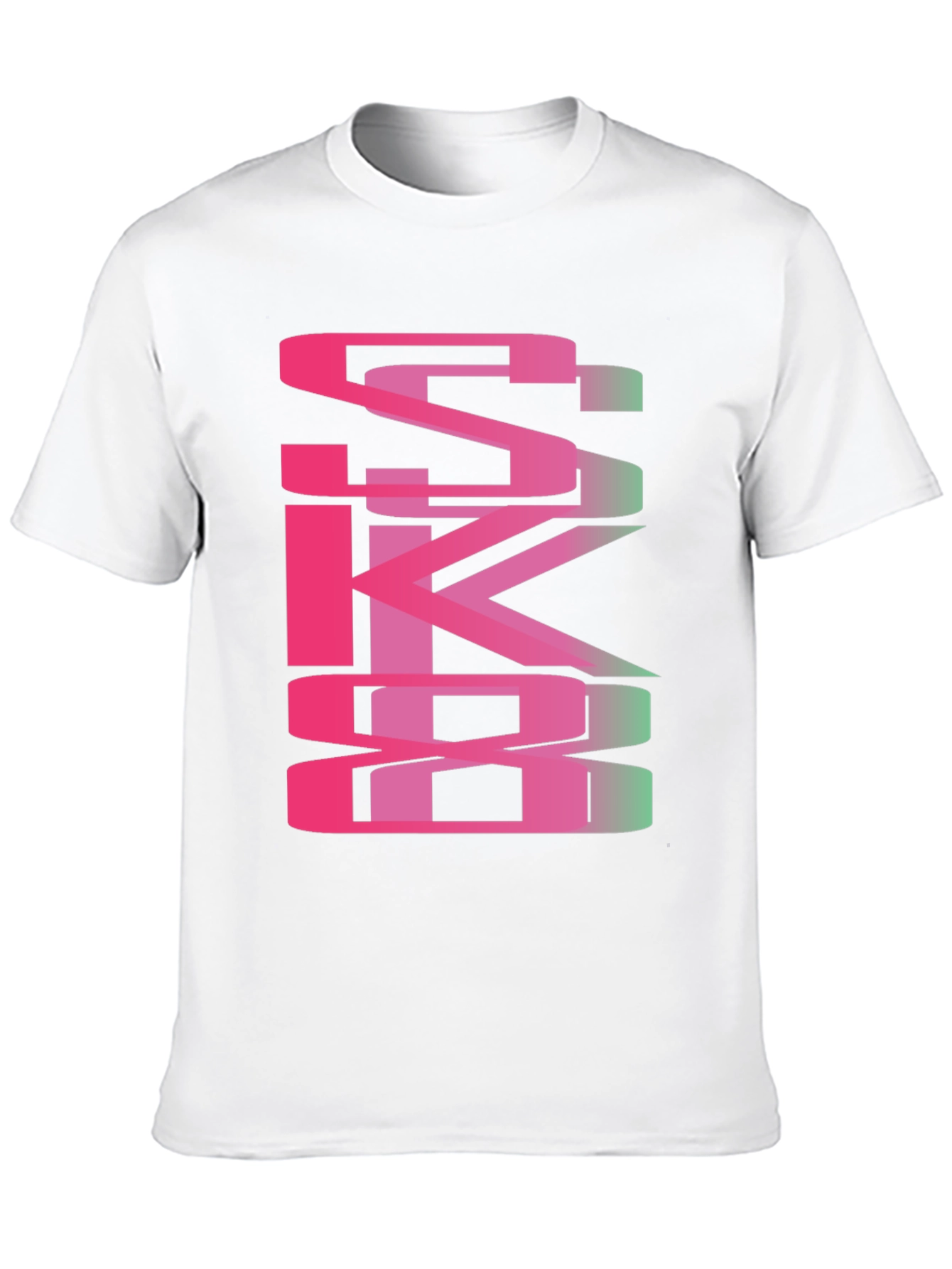 Black Abstract Graphic Print Black T-Shirt view 10