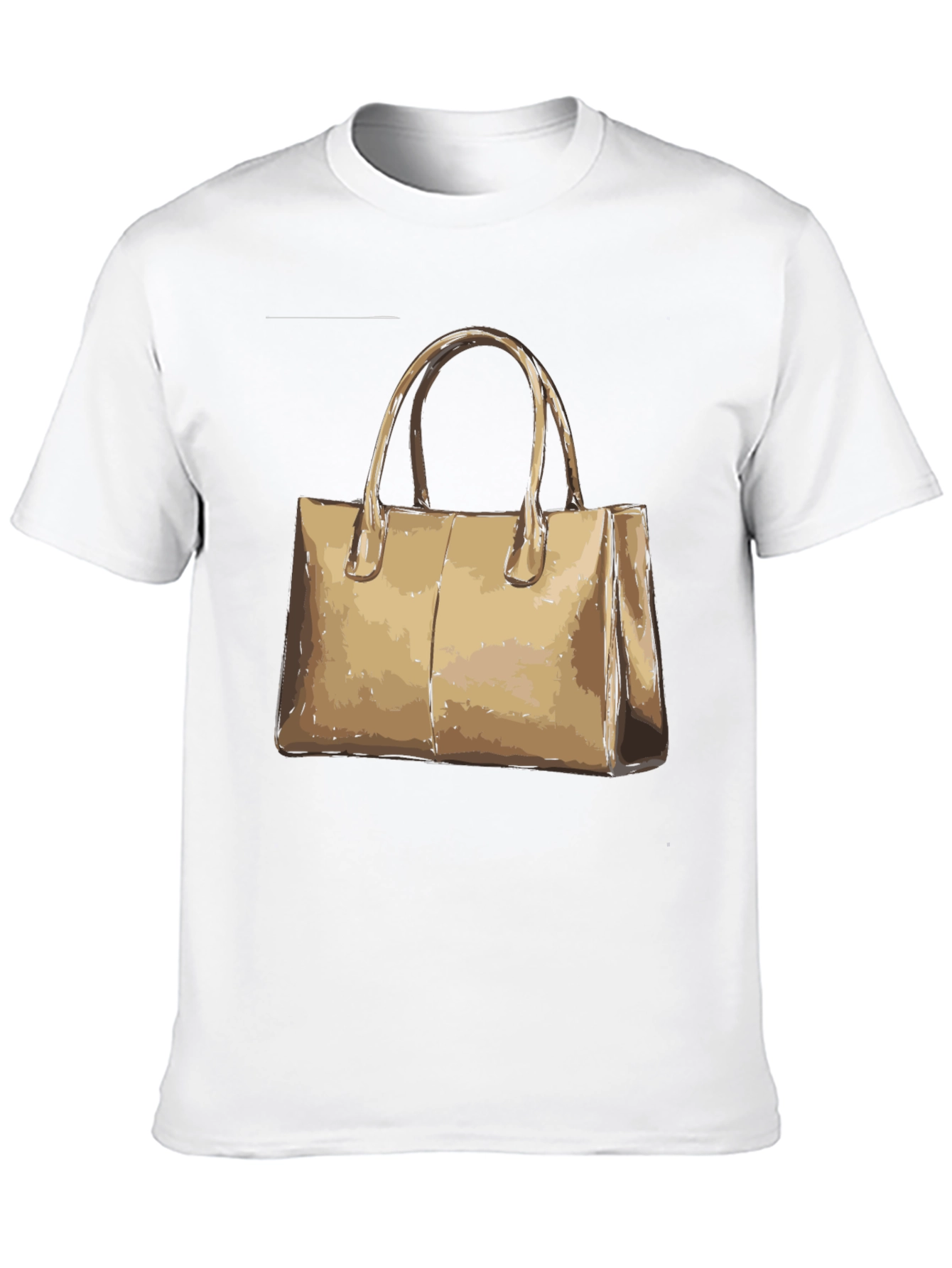 Black Graphic Tee - Handbag Design - Casual Unisex T-Shirt view 10
