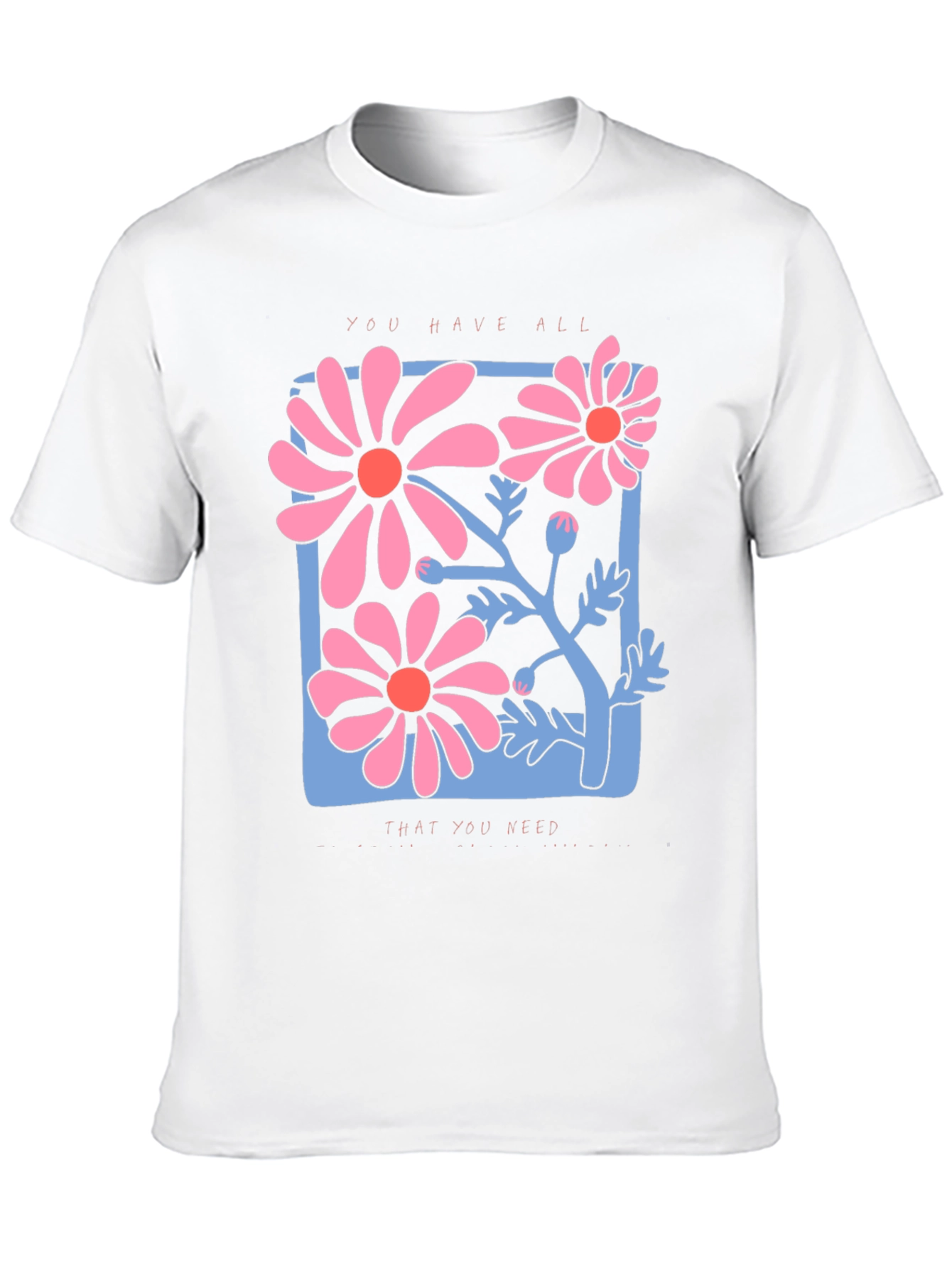 Black Floral Graphic Tee - You Have All That You Need view 10