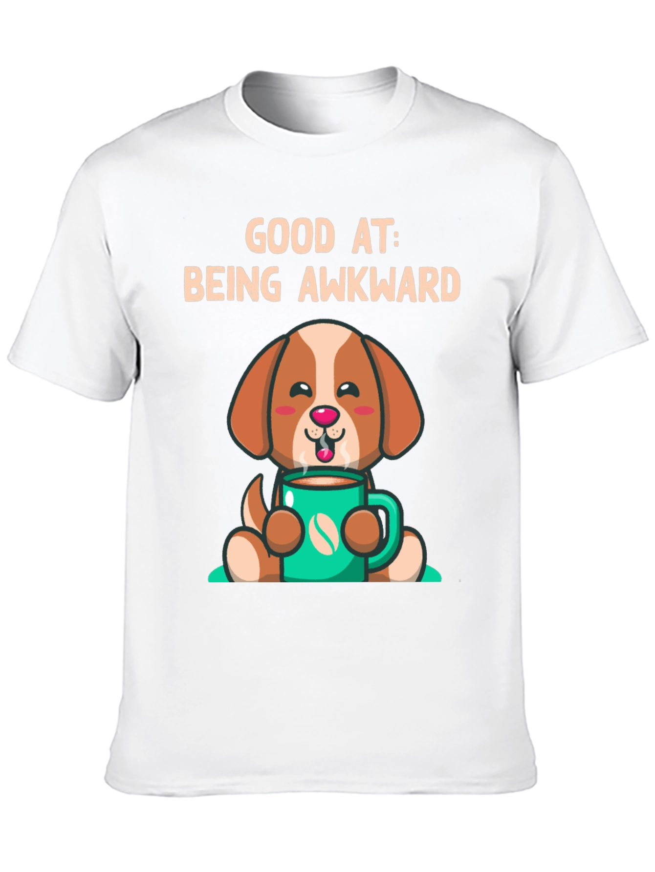 Black Awkward Dog Graphic T-Shirt view 10