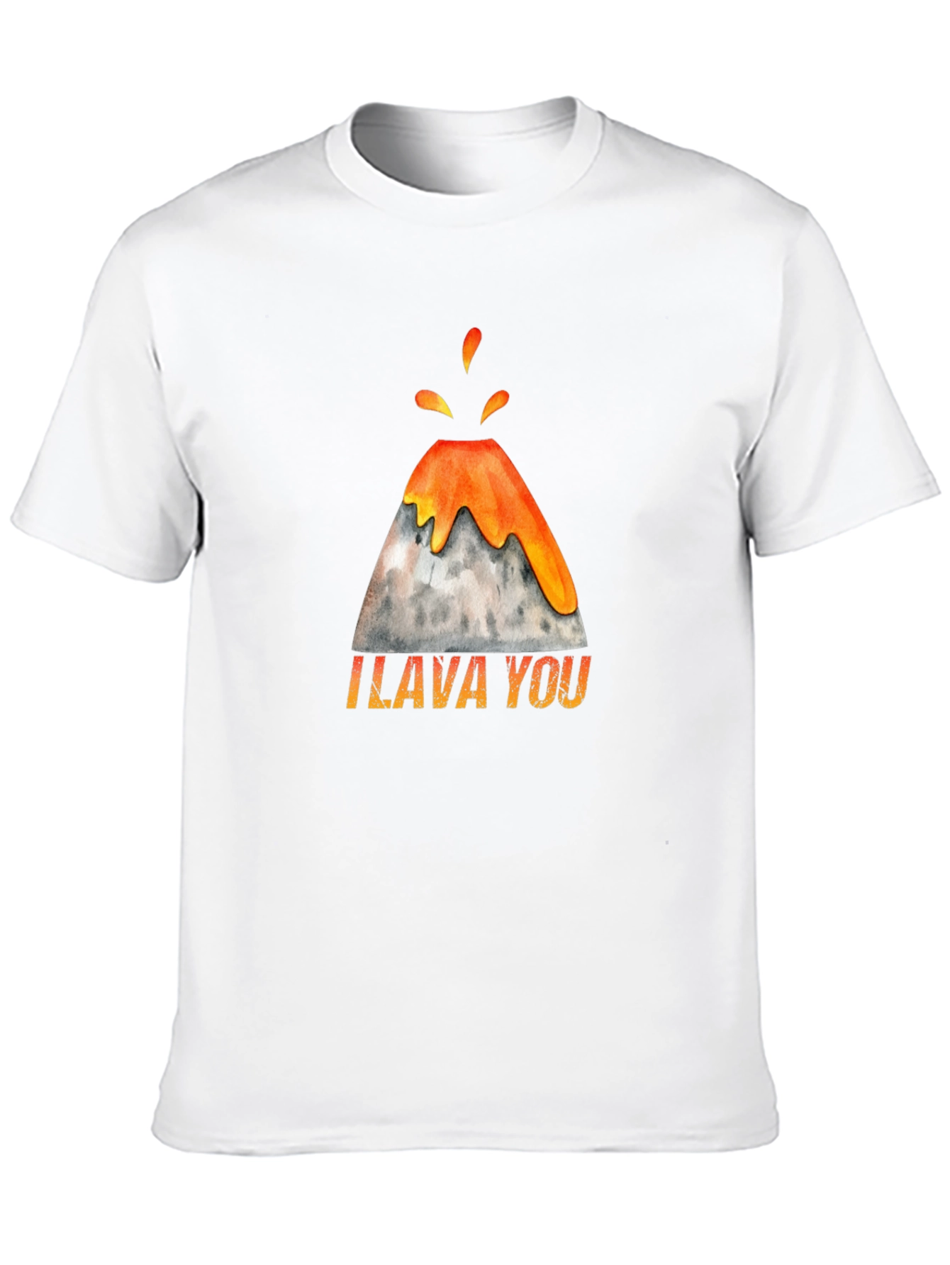 Black I Lava You Volcano Graphic Tee view 10