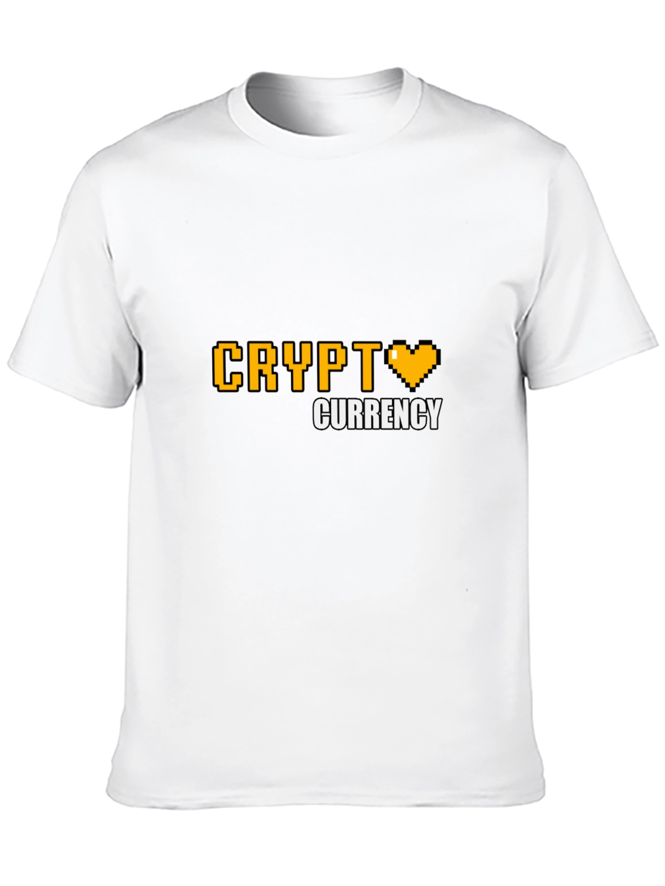 Black Crypto Currency Pixel Art T-Shirt - Black view 10