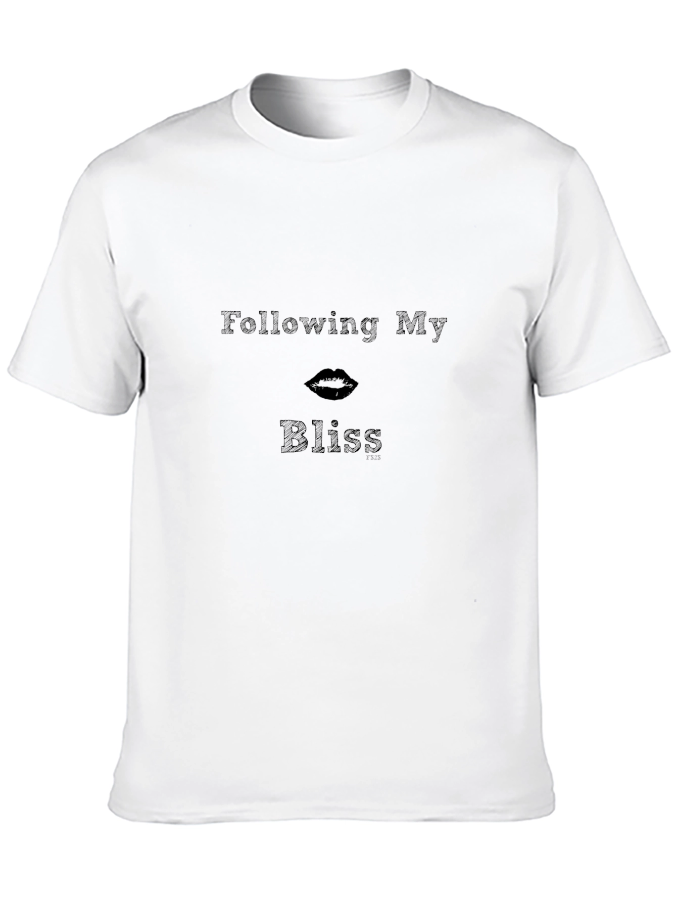 Black Following My Bliss Graphic T-Shirt - Black view 10