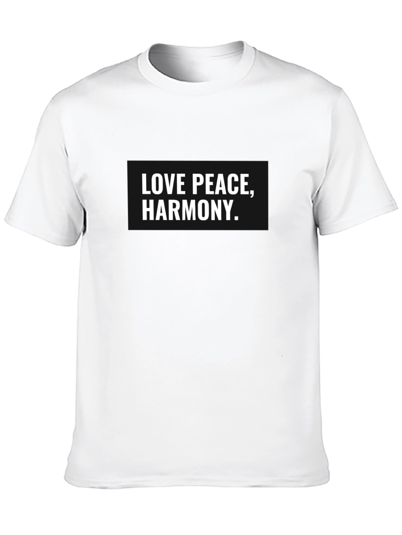 Black Love Peace Harmony Graphic T-Shirt view 10