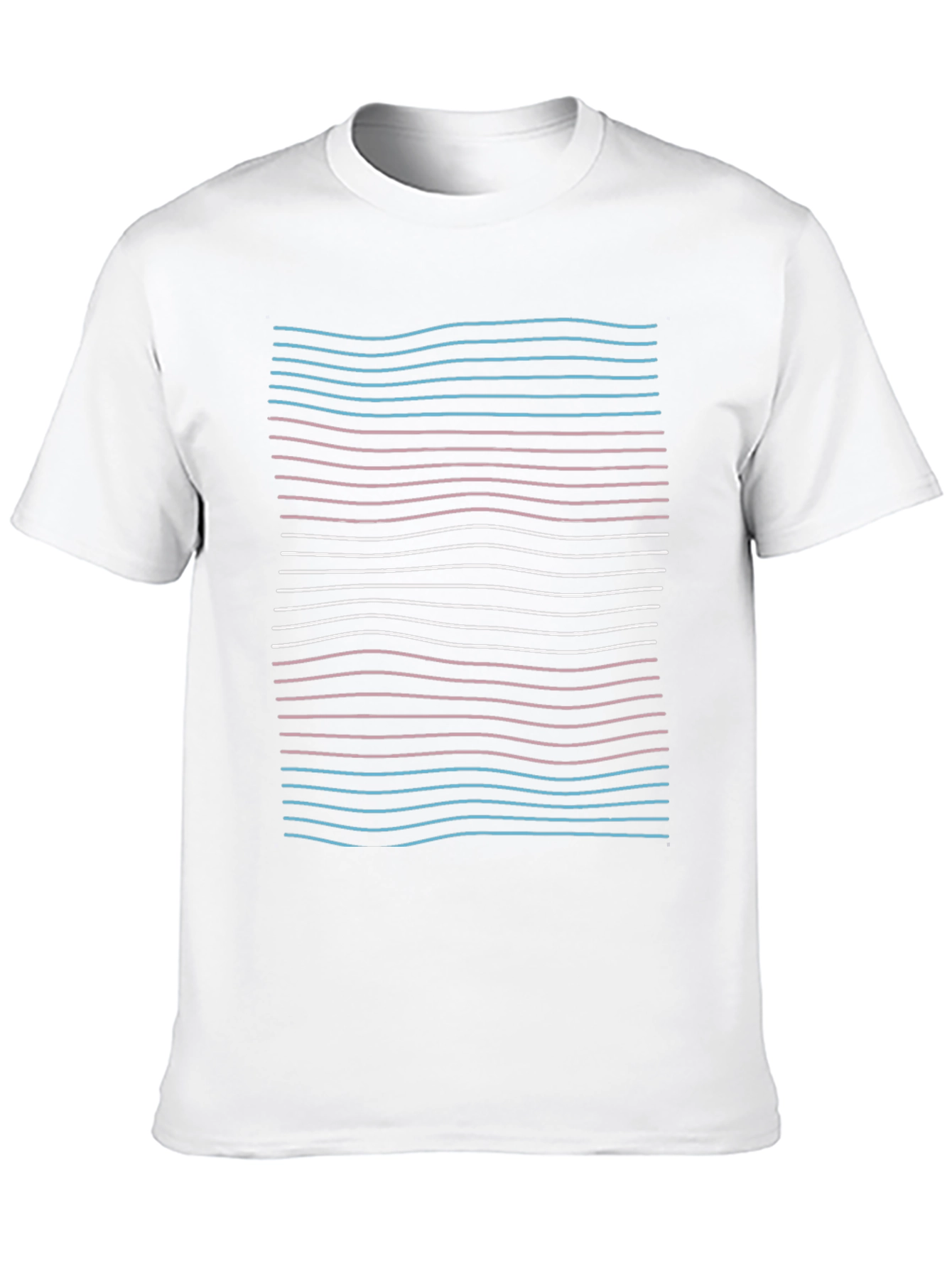 Black Transgender Pride Flag Stripes Black T-Shirt view 10