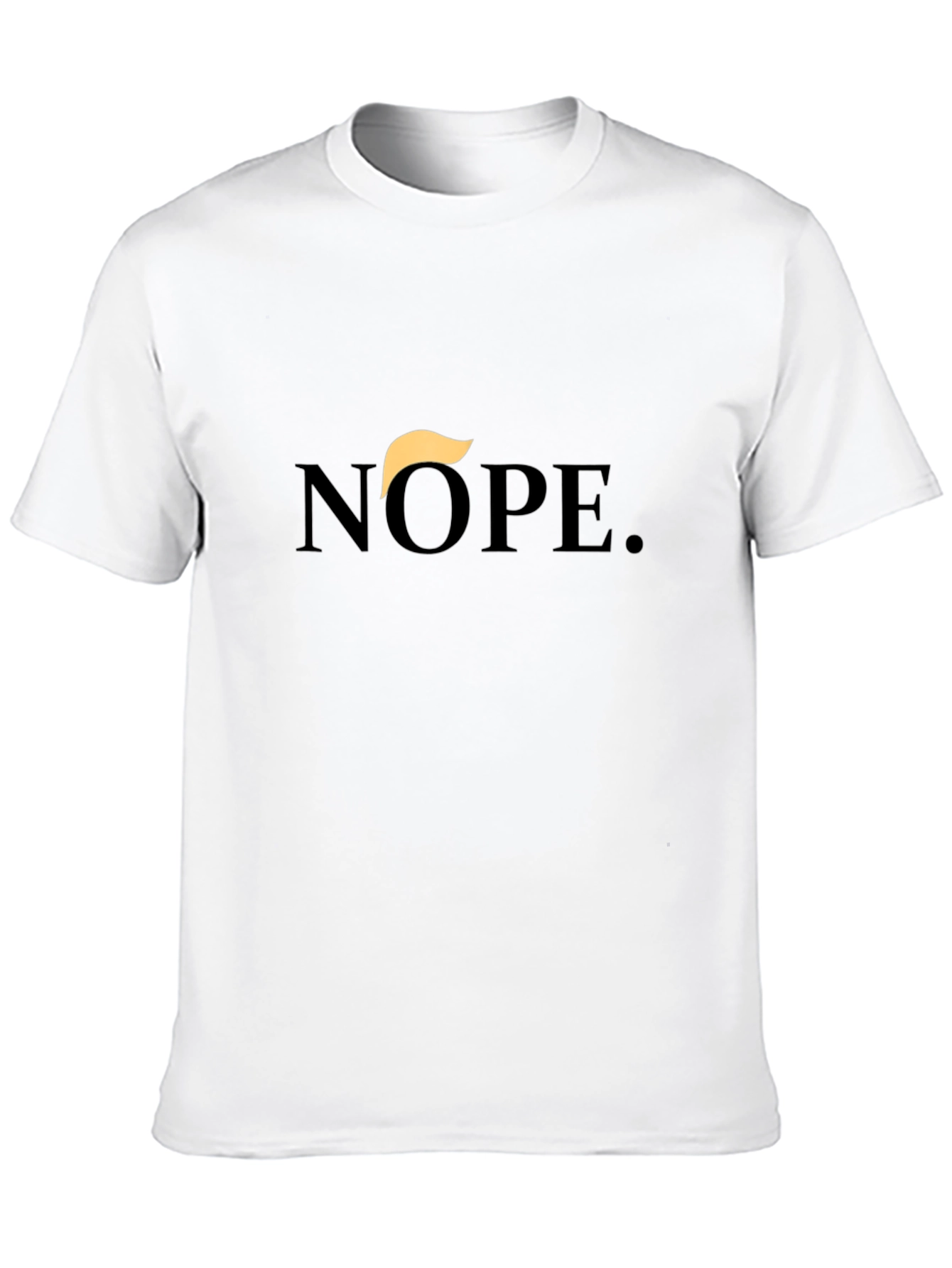 Black Nope. T-Shirt view 10