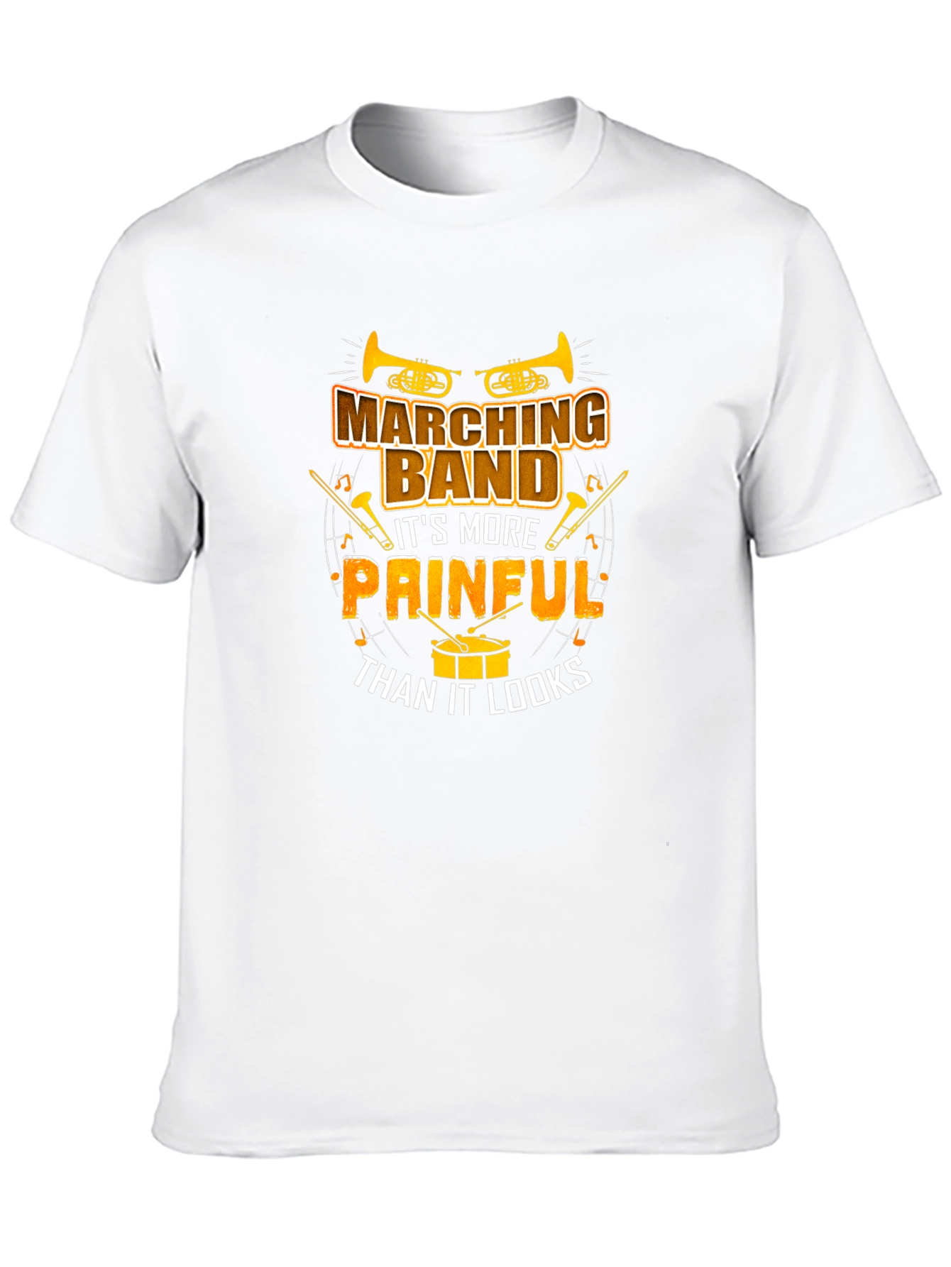 Black Marching Band Painful T-Shirt view 10