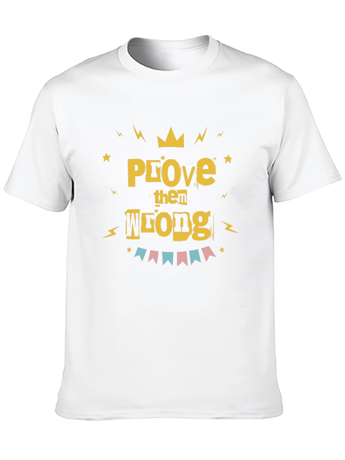 Black Prove Them Wrong Graphic Print T-Shirt view 10